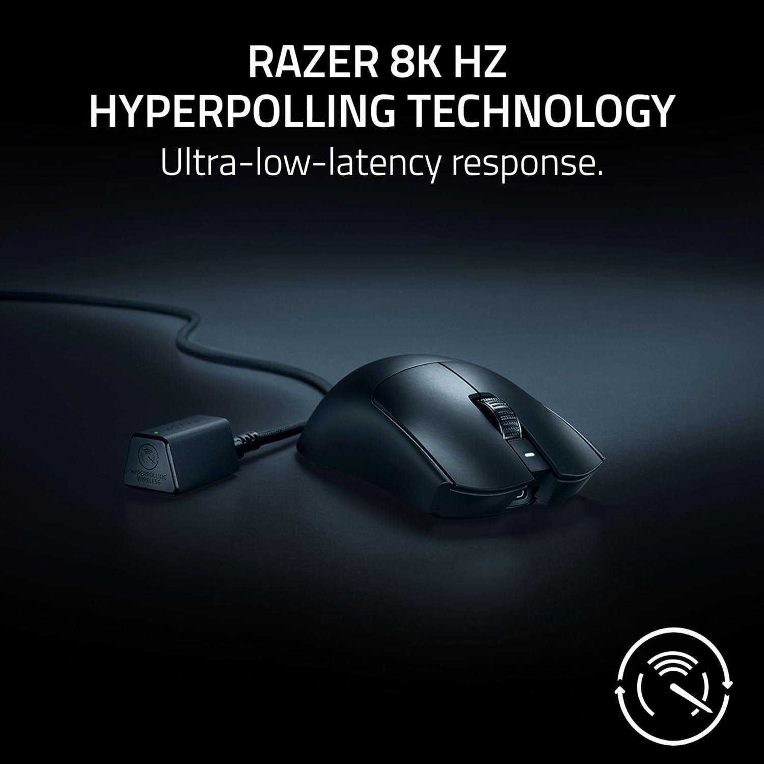 Razer Viper V3 Pro Ratón Inalámbrico 54g 8000Hz 35K DPI Negro