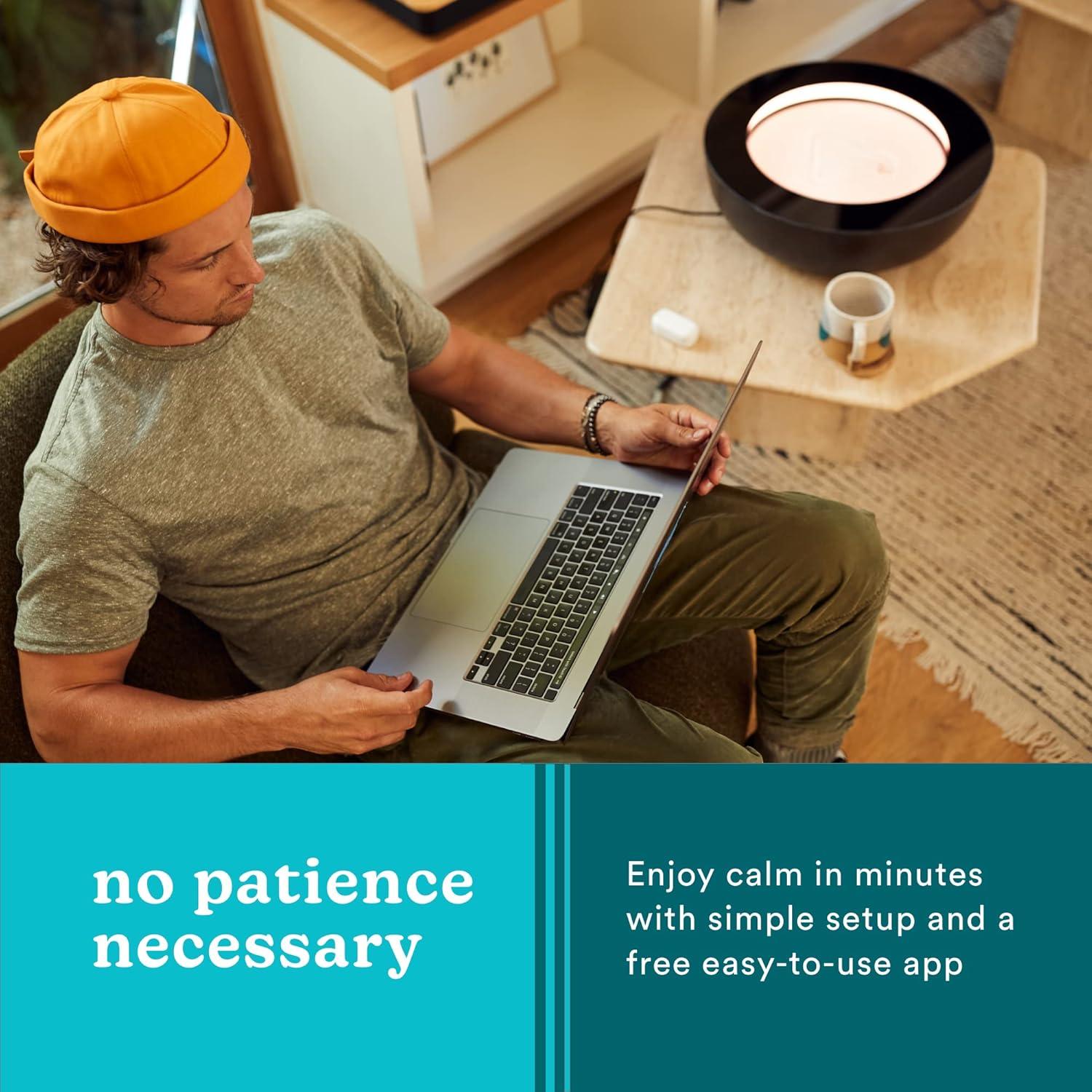 Homedics Drift Sandscape Jardín Zen 40 cm Negro Bluetooth