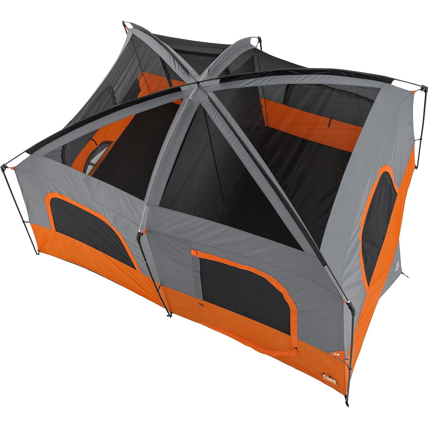 Carpa CORE para Camping Familiar 10 Personas 4.27x3.05m Naranja