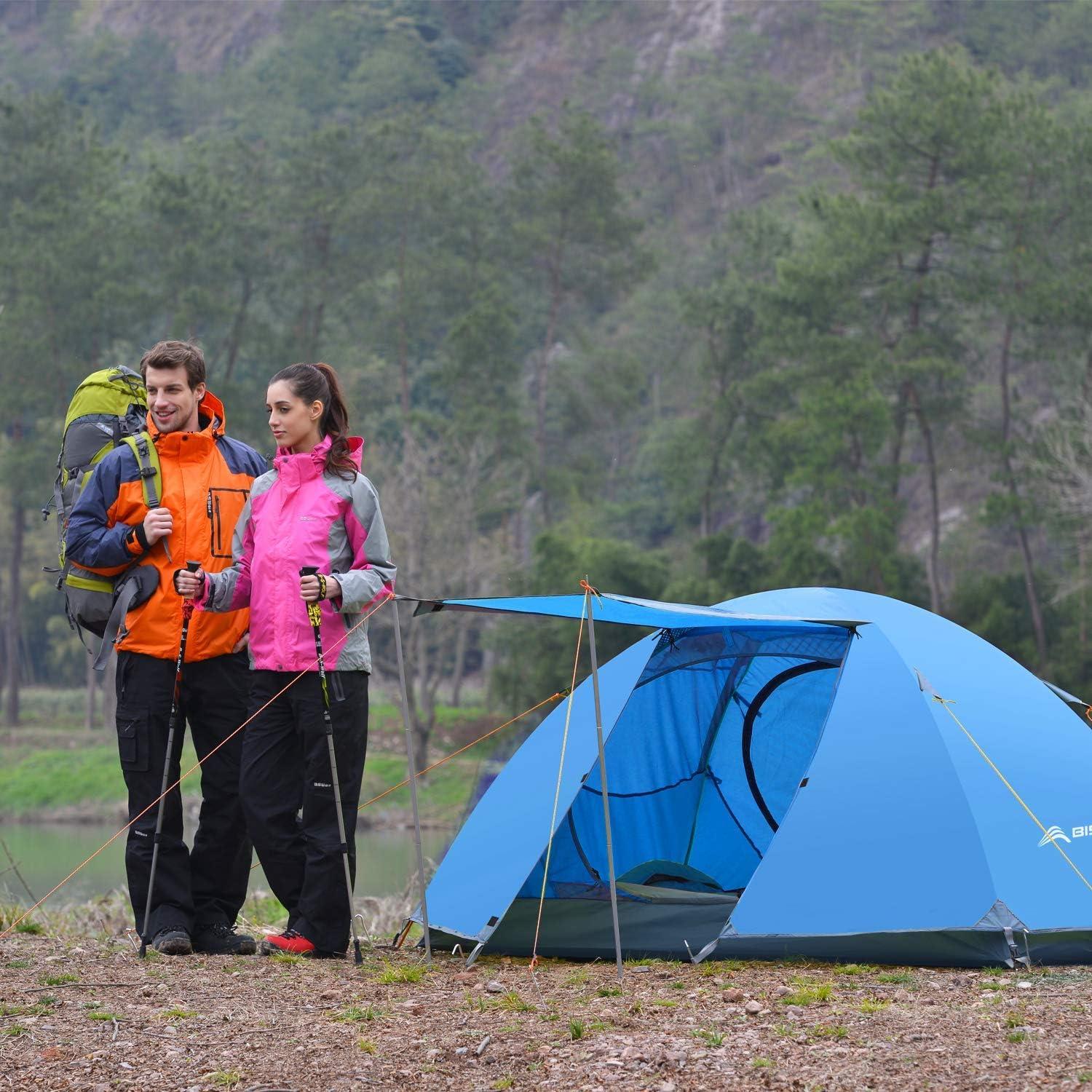 Carpa de Camping BISINNA para 2 Personas Impermeable 3 Temporadas
