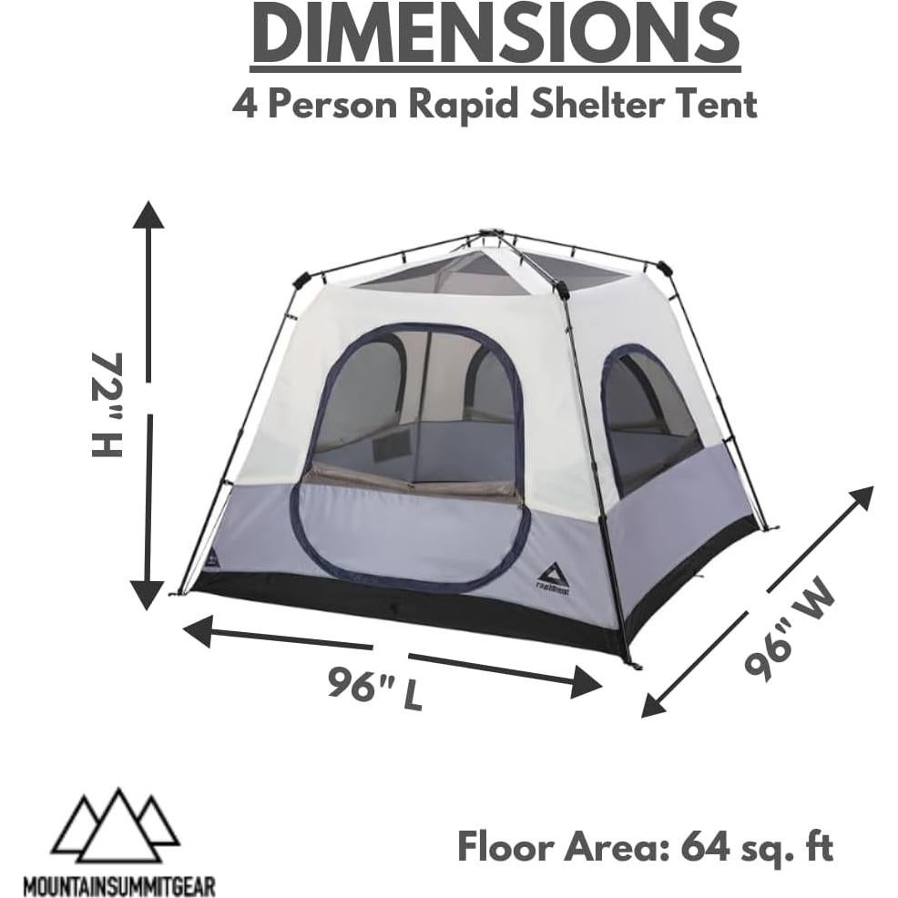Carpa Pop Up Caddis Rápido 4 Personas - Fácil Montaje