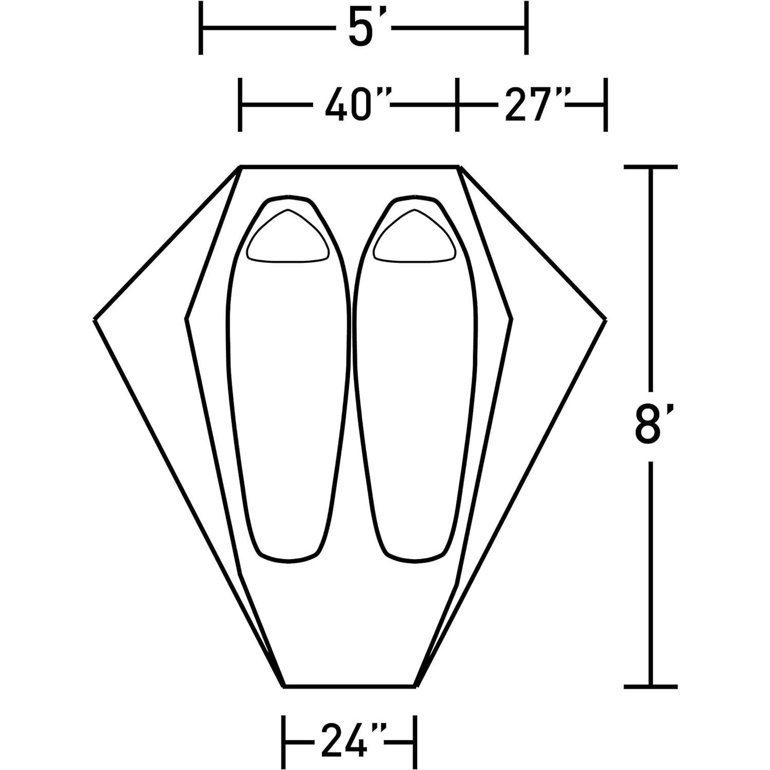 Tienda de Camping ALPS Mountaineering Mystique 2 Personas Gris/Navy