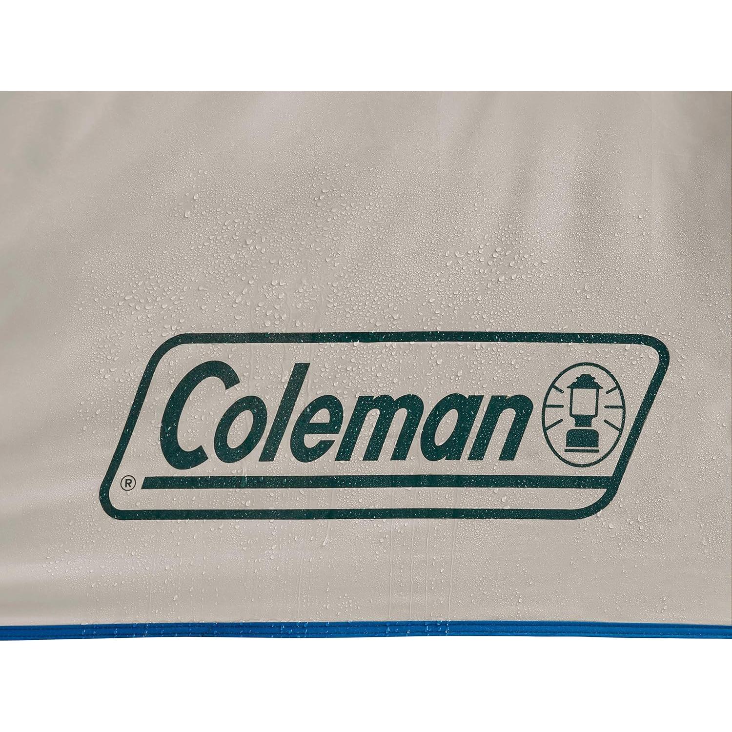 Carpa de Camping Coleman Porche Impermeable 4 Personas Verde