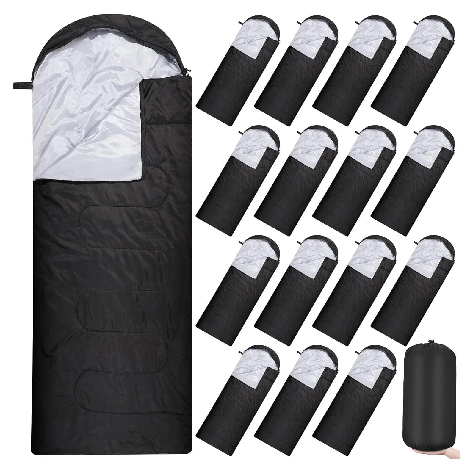 Sacos de Dormir Tudomro 16 Piezas Impermeables 210x75cm