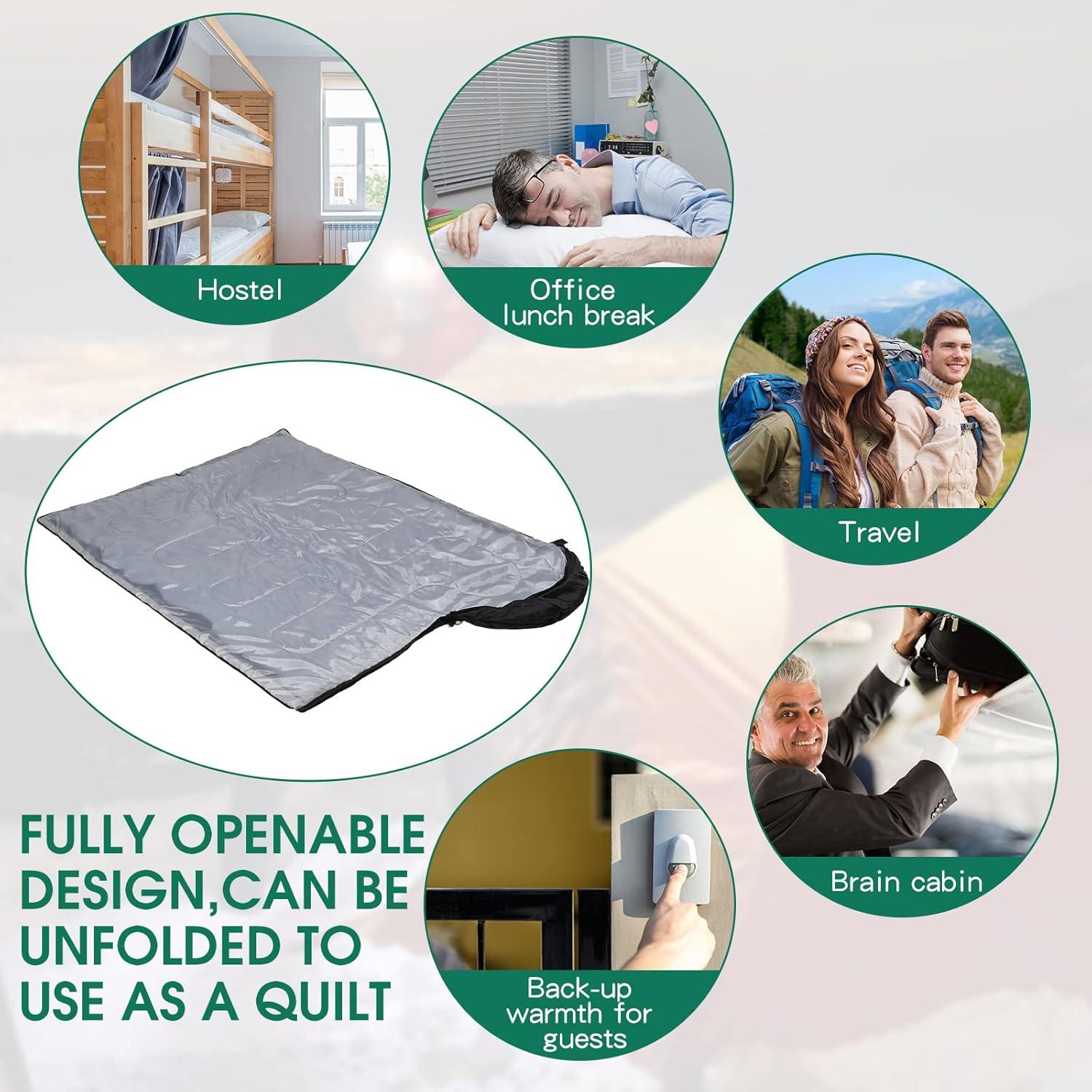 Sacos de Dormir Tudomro 16 Piezas Impermeables 210x75cm