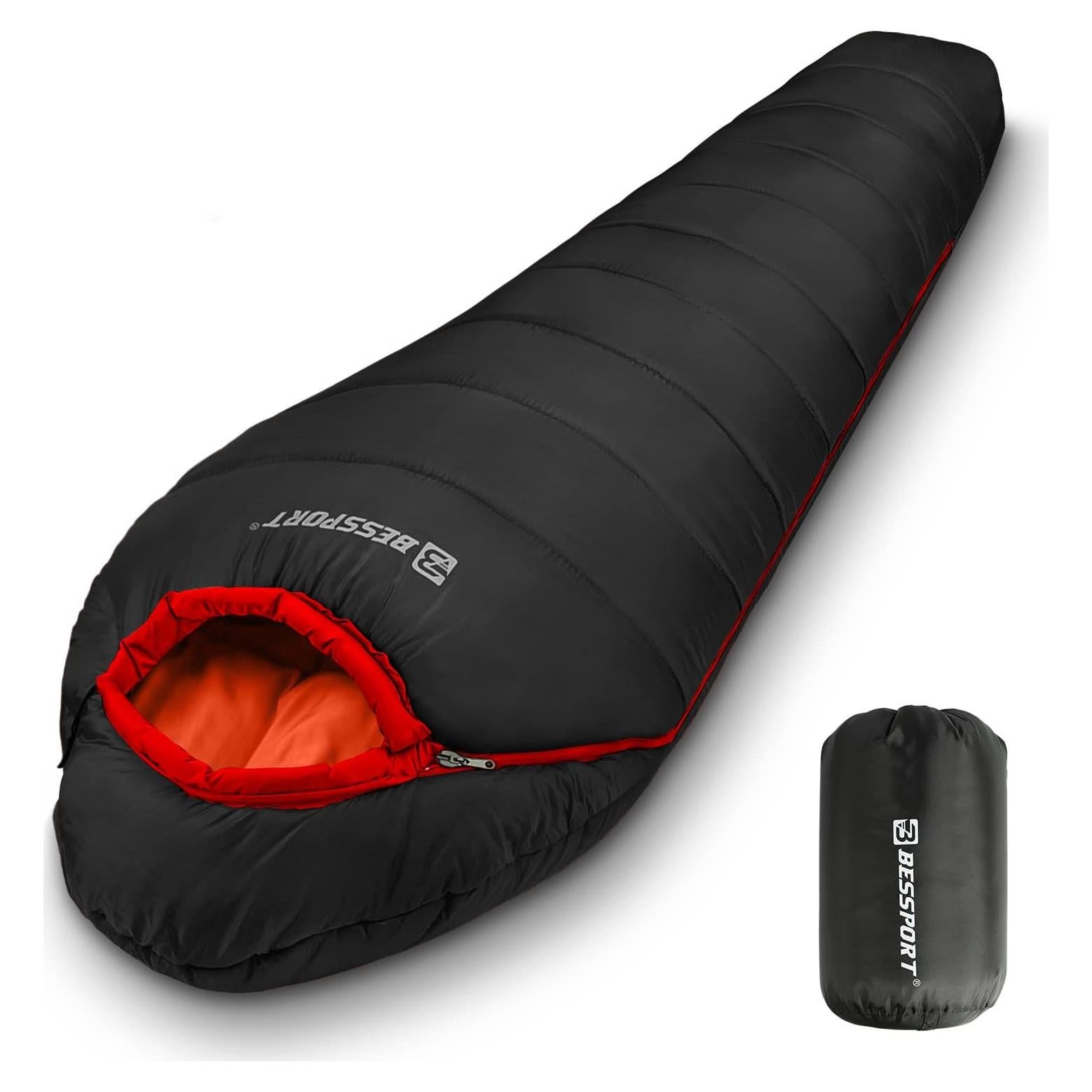 Saco de Dormir Bessport Momia 15 °C - 10 °C para Adultos