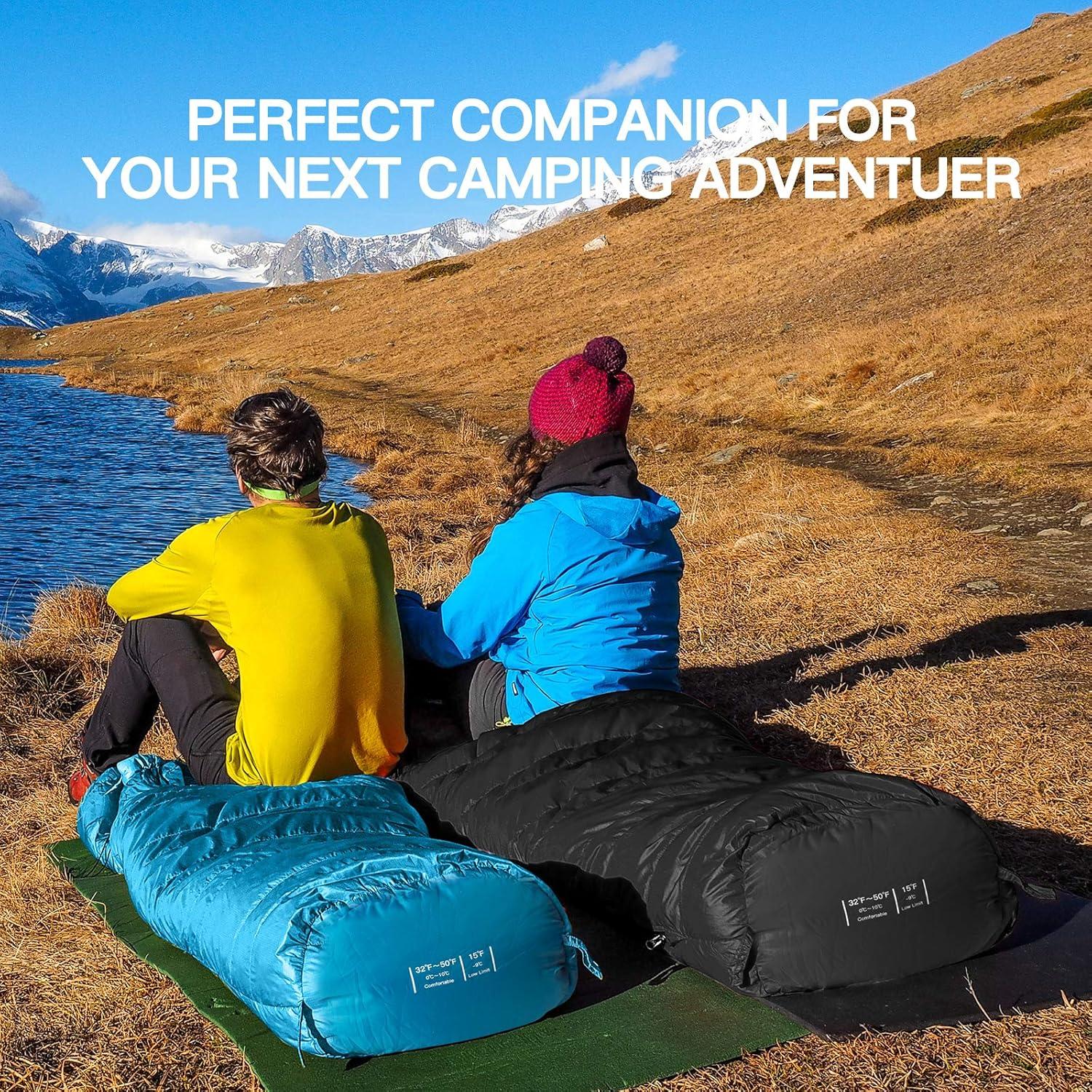 Saco de Dormir Bessport Momia 15 °C - 10 °C para Adultos