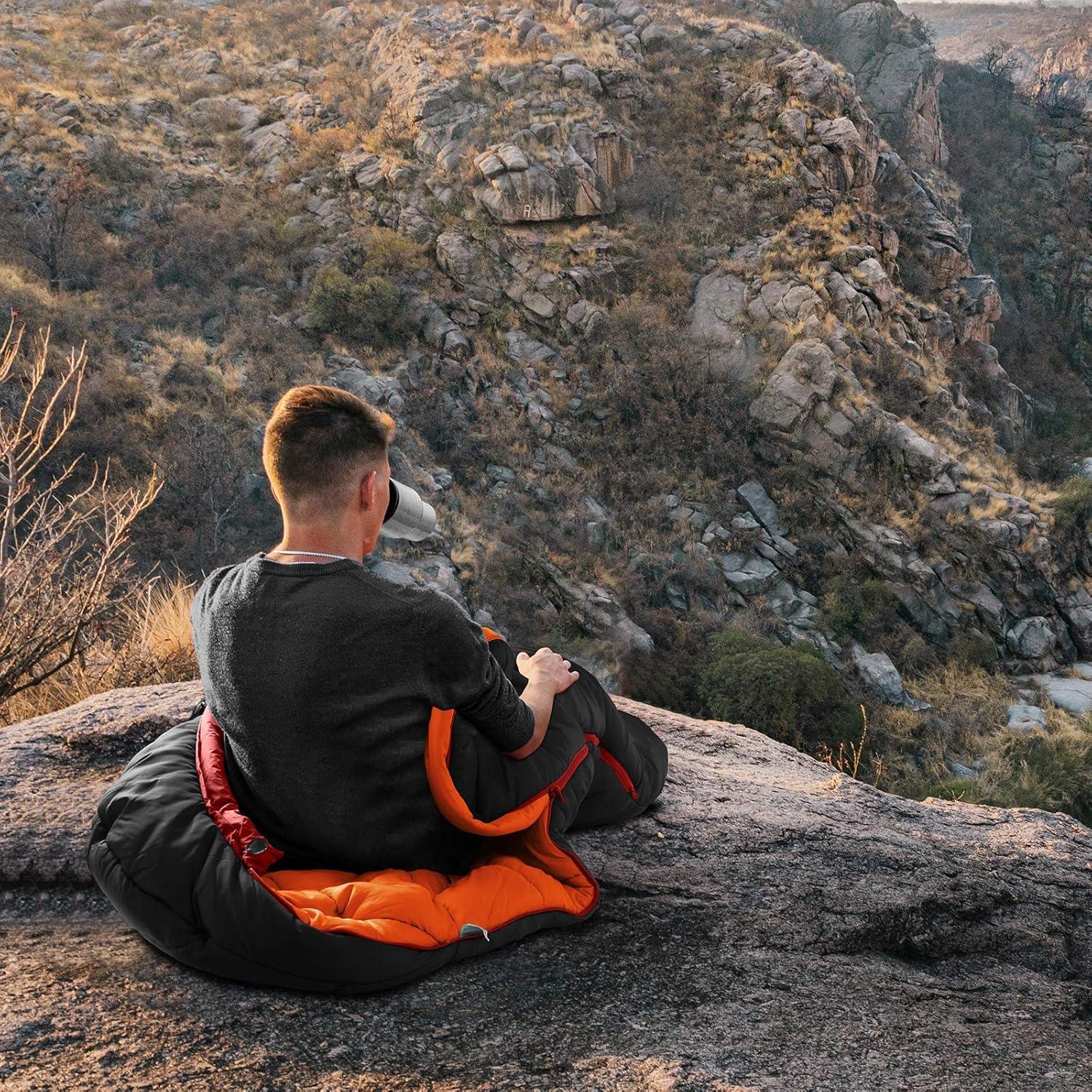 Saco de Dormir Bessport Momia 15 °C - 10 °C para Adultos