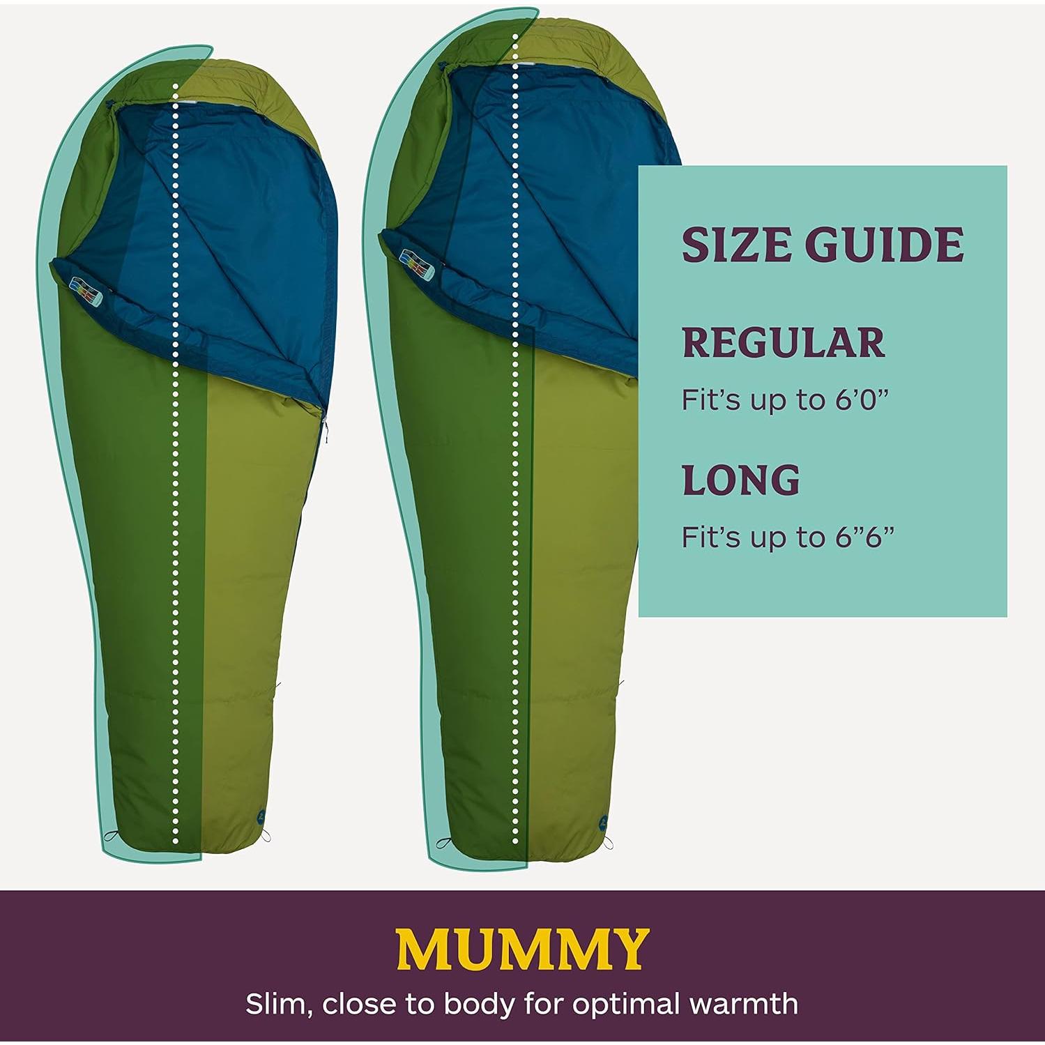 Saco de Dormir MARMOT Voyager 55 Mummy Aislamiento Sintético