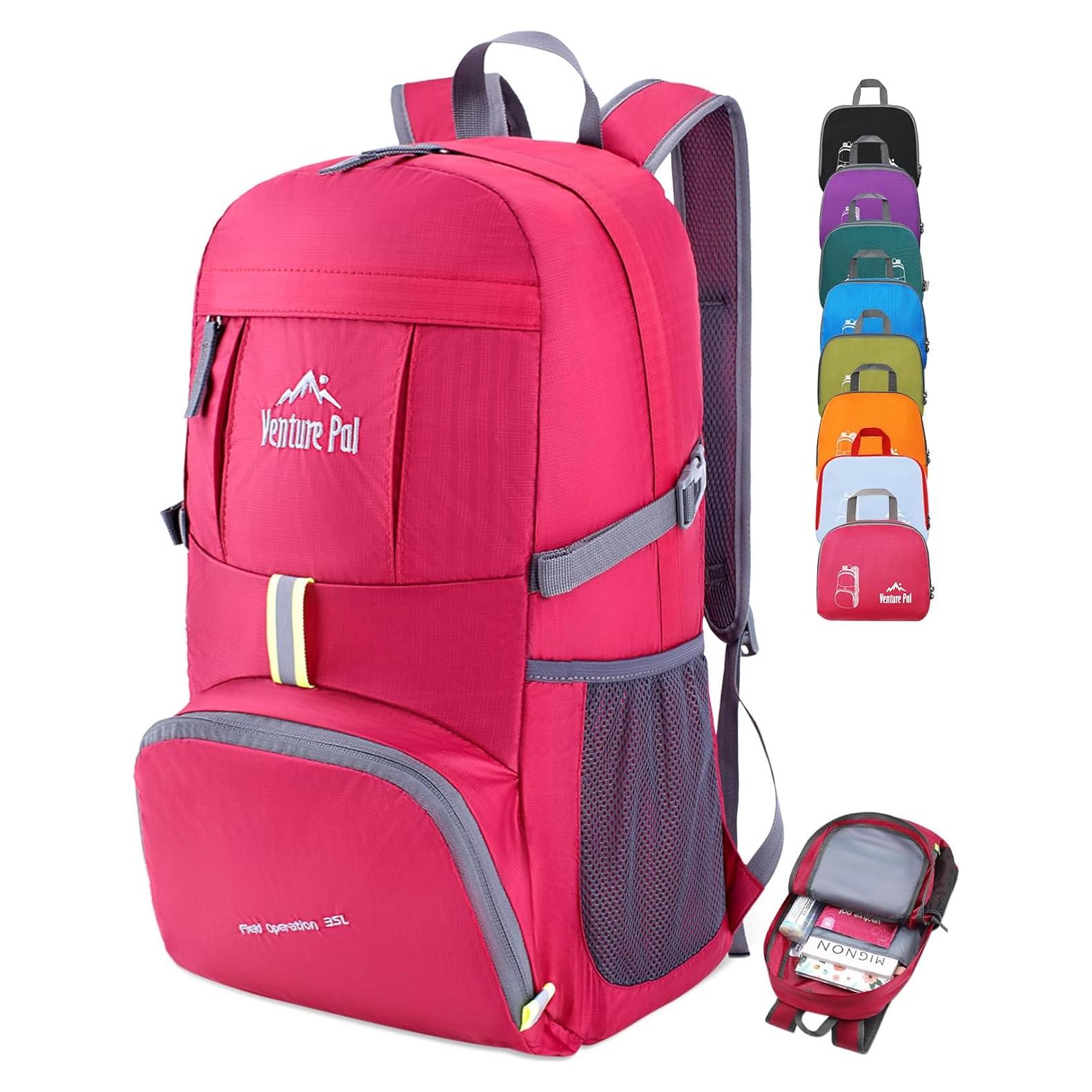 Mochila Plegable Venture Pal 35L Fucsia Ultraligera