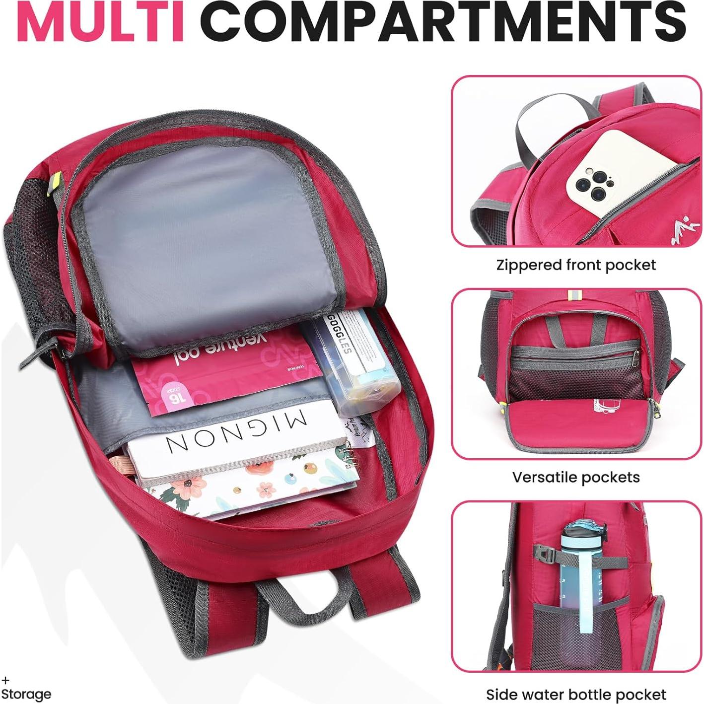 Mochila Plegable Venture Pal 35L Fucsia Ultraligera