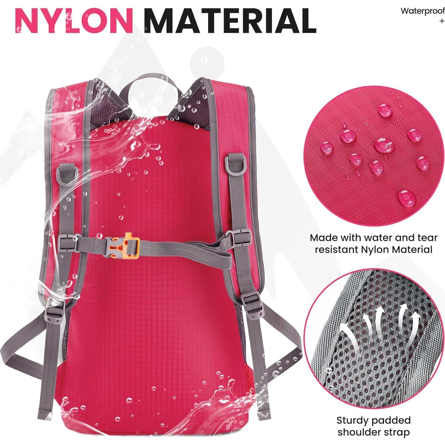 Mochila Plegable Venture Pal 35L Fucsia Ultraligera