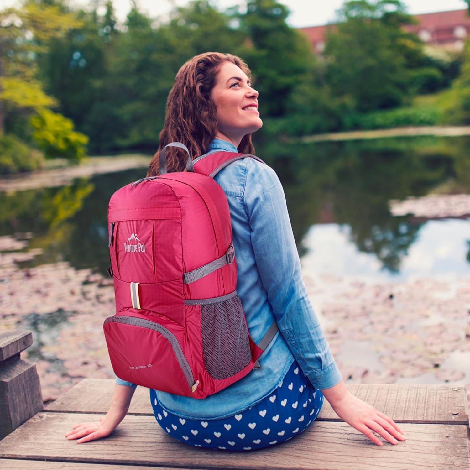 Mochila Plegable Venture Pal 35L Fucsia Ultraligera