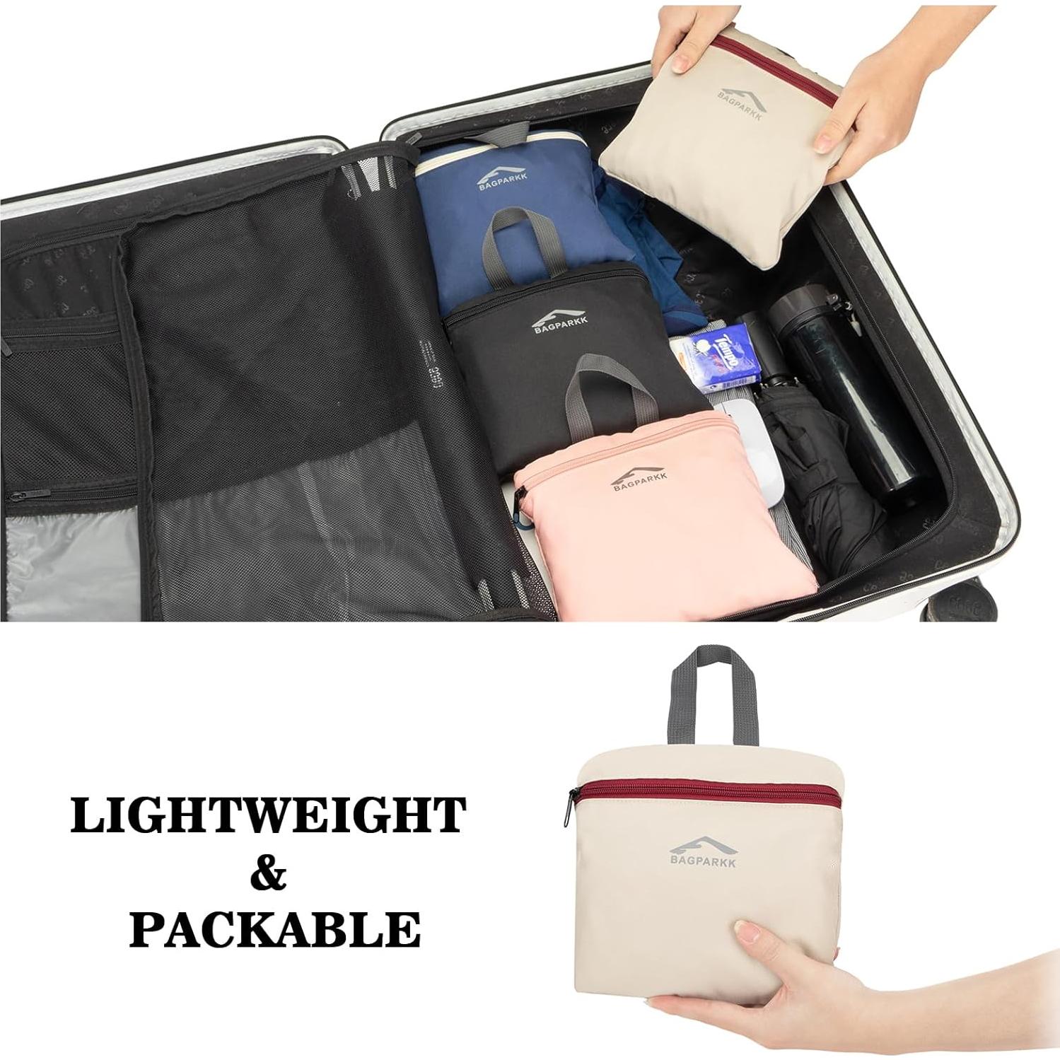 Mochila de Senderismo BAGPARKK 35L Plegable Resistente al Agua