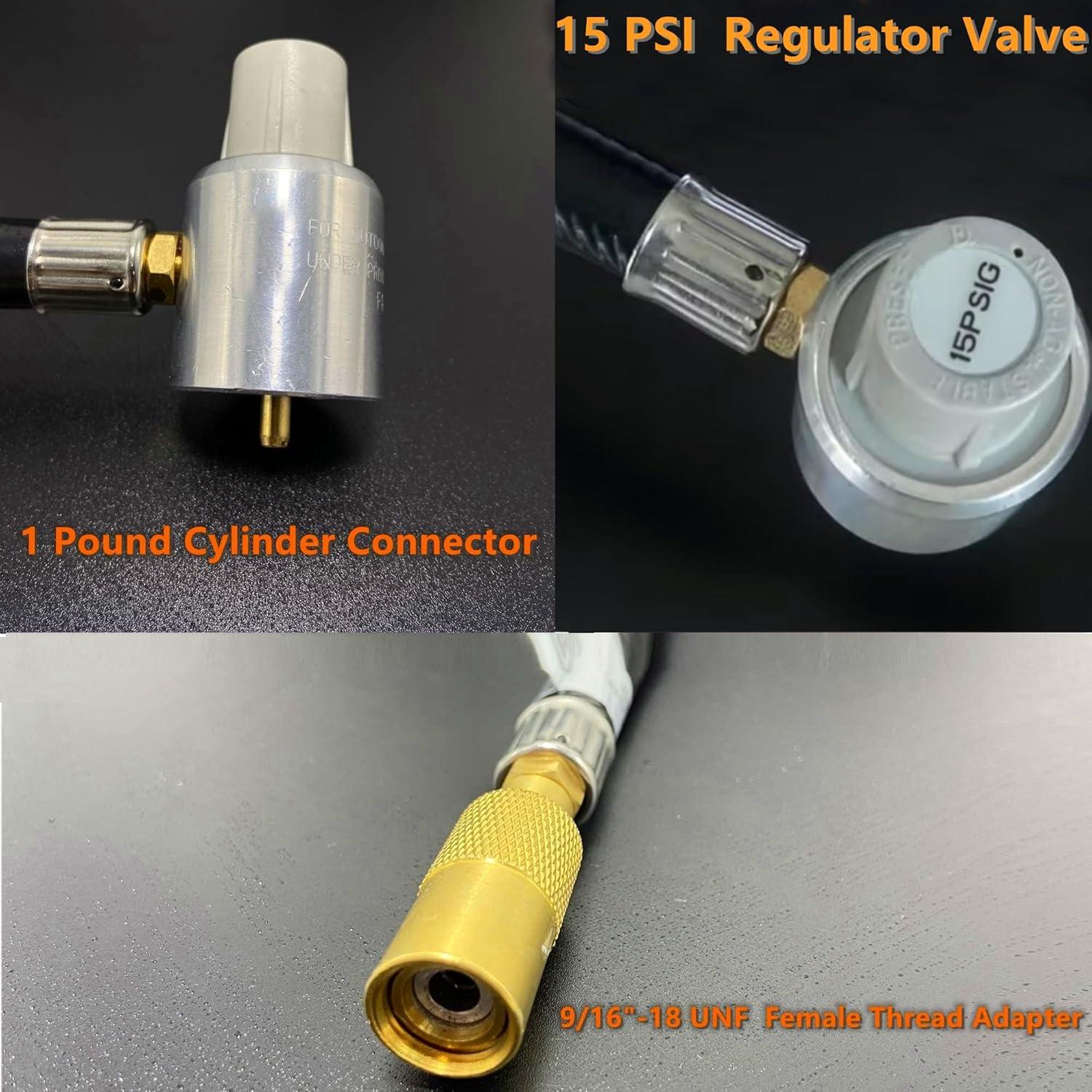 Manguera de Regulador de Gas MCAMPAS 3FT para Estufas Coleman