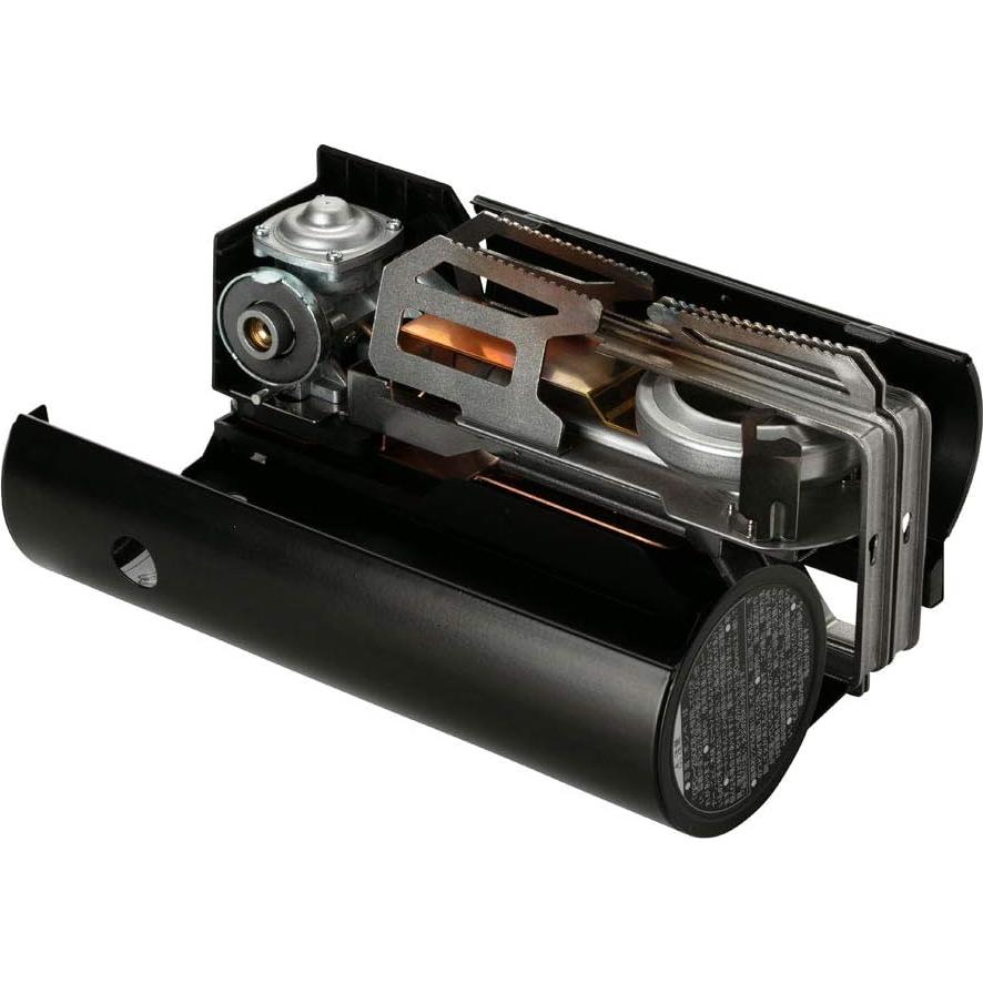 Snow Peak's Home & Camp Burner, Black, GS-600BK-US, Designed in Japan, Lifetime Product Guarantee, Lightweight and Compact for Camping, Stable Base for Cooking, One Size