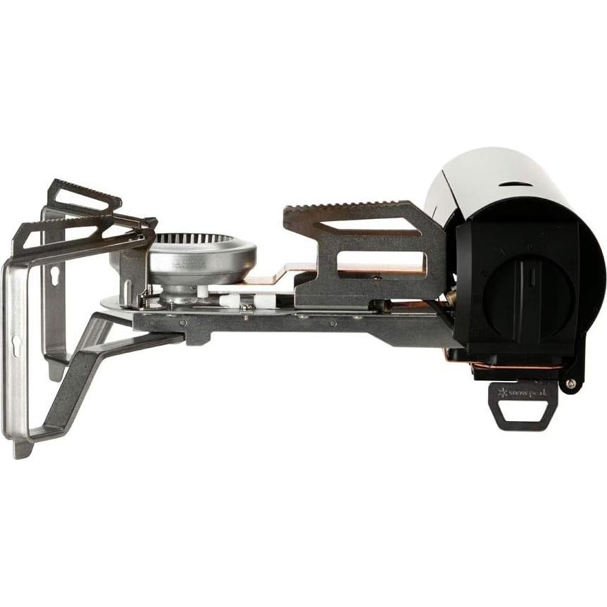 Snow Peak's Home & Camp Burner, Black, GS-600BK-US, Designed in Japan, Lifetime Product Guarantee, Lightweight and Compact for Camping, Stable Base for Cooking, One Size
