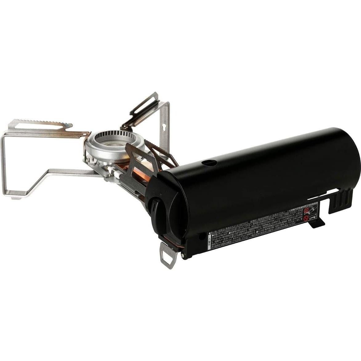 Snow Peak's Home & Camp Burner, Black, GS-600BK-US, Designed in Japan, Lifetime Product Guarantee, Lightweight and Compact for Camping, Stable Base for Cooking, One Size