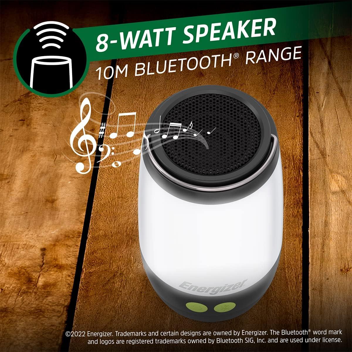 Lámpara LED Recargable Energizer con Altavoz Bluetooth IPX4