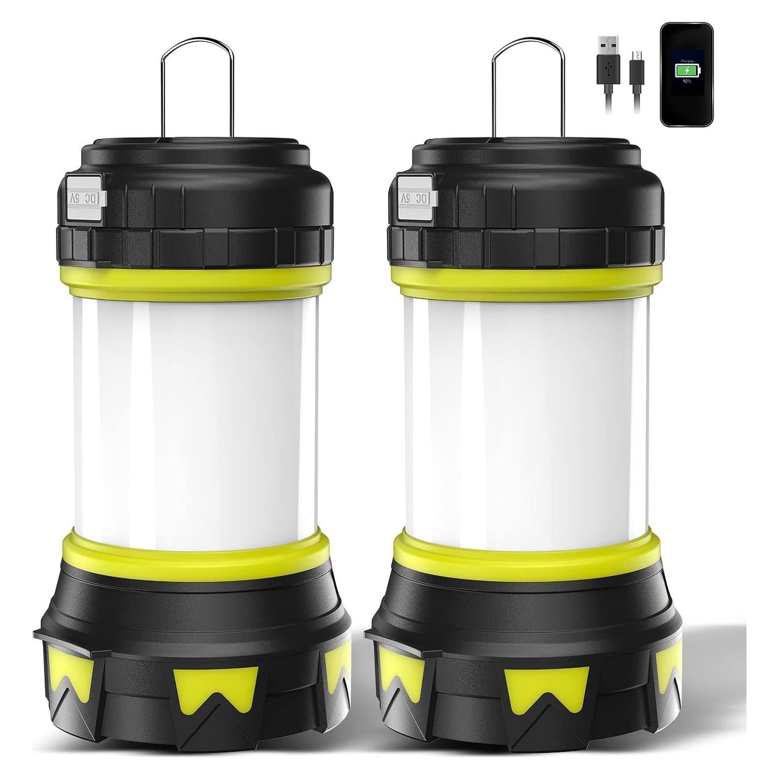 Linterna LED Recargable Bochaos HC-261 3000mAh IPX4 Verde