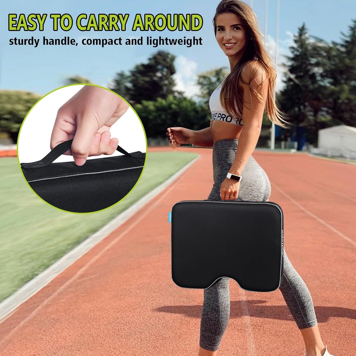 Cojín de Asiento de Estadio Relispo con Espuma de Memoria 42x34cm