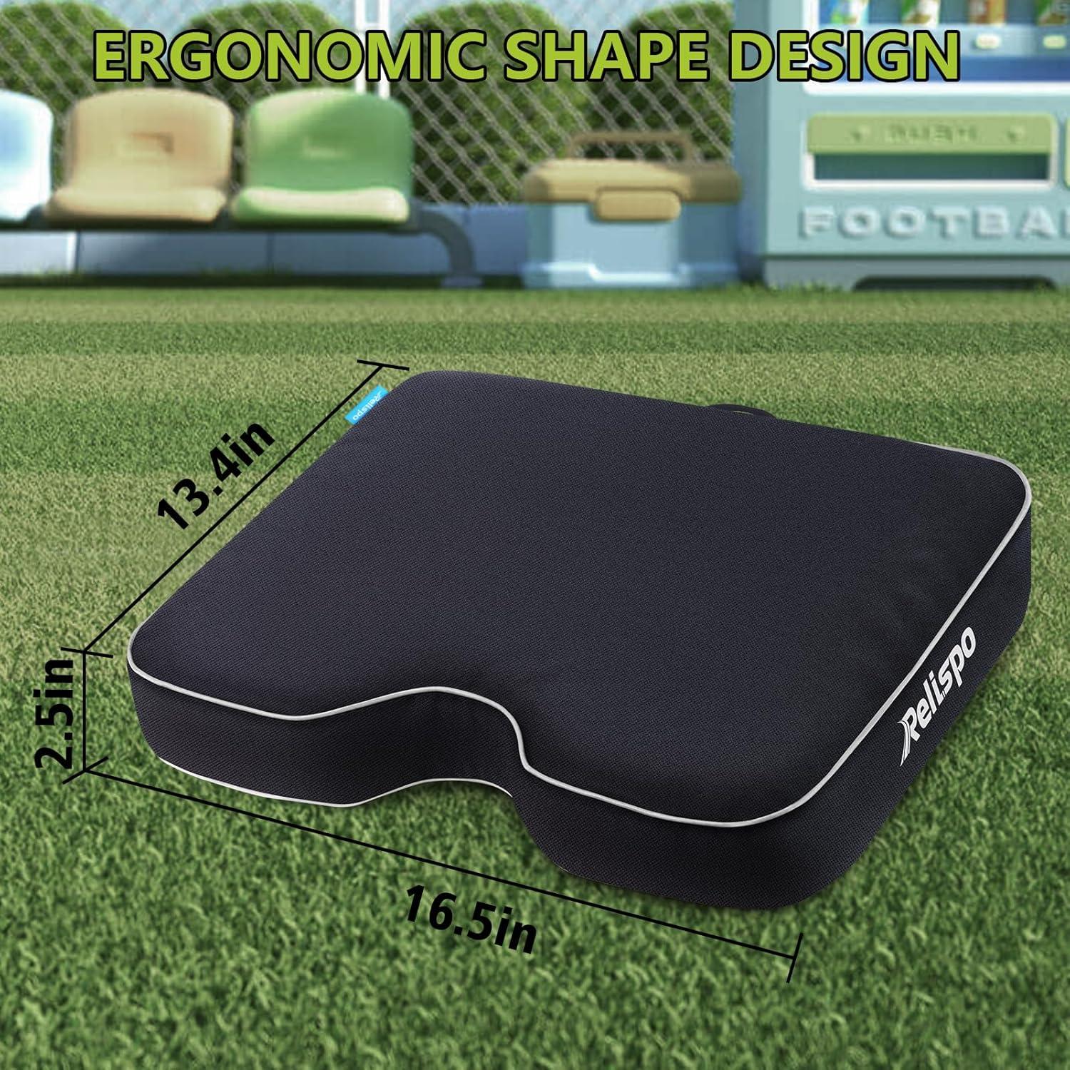Cojín de Asiento de Estadio Relispo con Espuma de Memoria 42x34cm