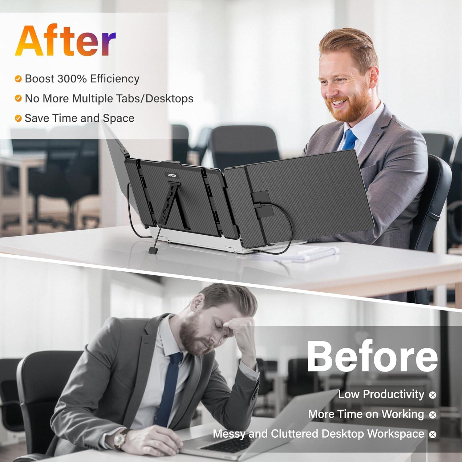 Extensor de Pantalla CIDETTY 14" FHD 1080P Ultra Delgado