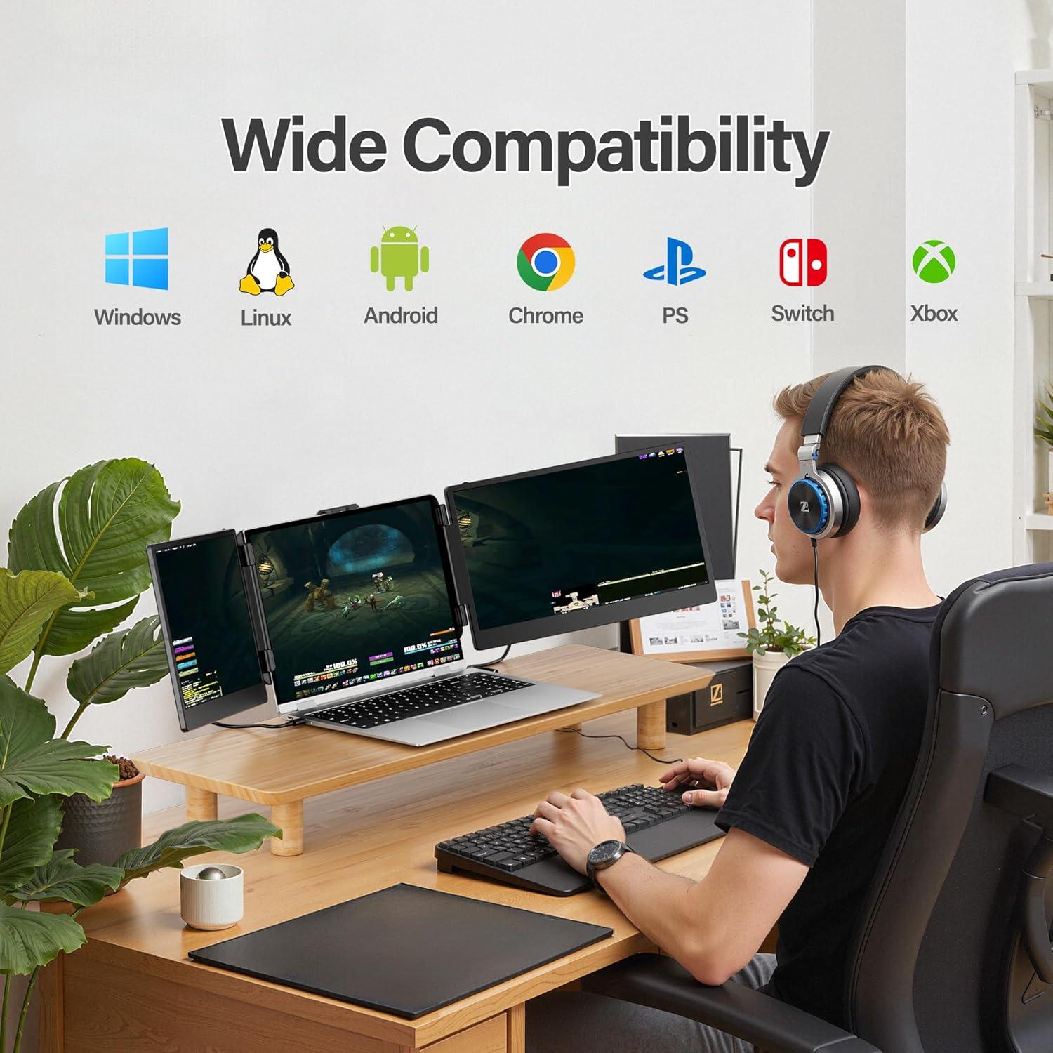 Extensor de Pantalla CIDETTY 14" FHD 1080P Ultra Delgado