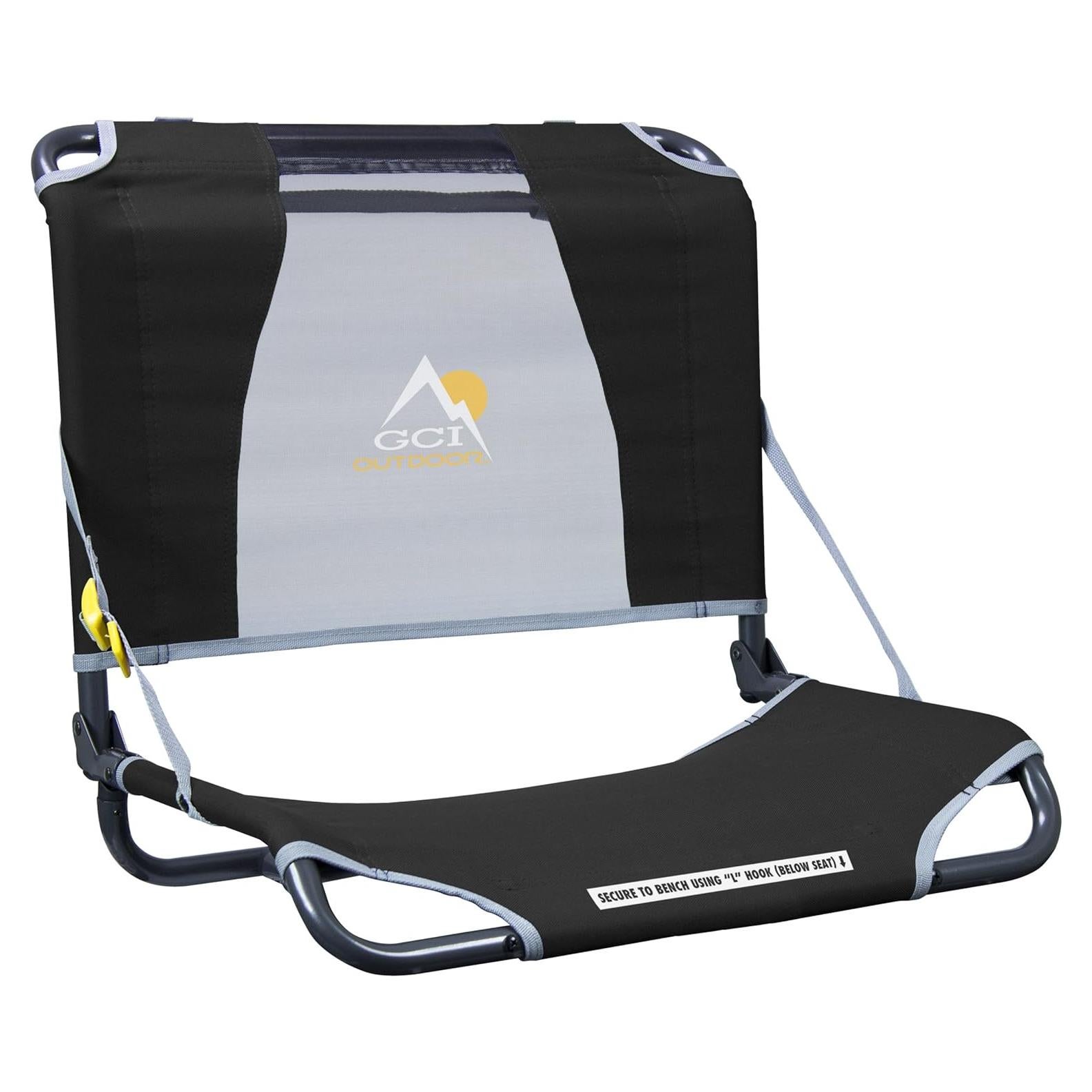 Silla de Estadio Grande GCI Outdoor Plegable Negra 150 kg