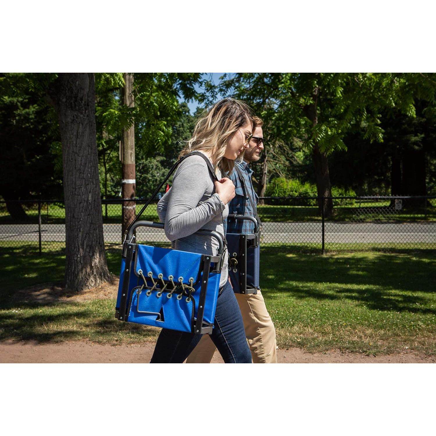 Asiento de Estadio Extra Ancho Cascade Mountain Tech Negro