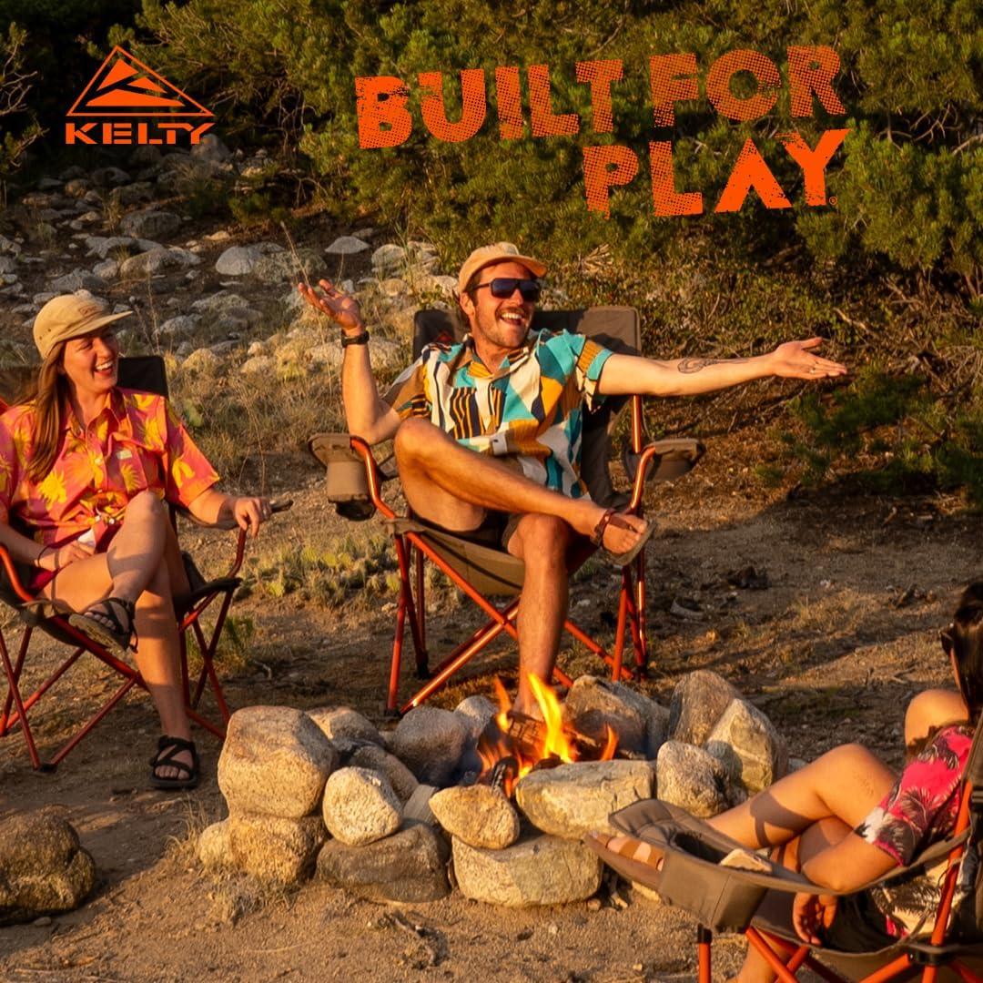 Silla de Camping Plegable Kelty Esencial 136 kg Cuerda Bungee