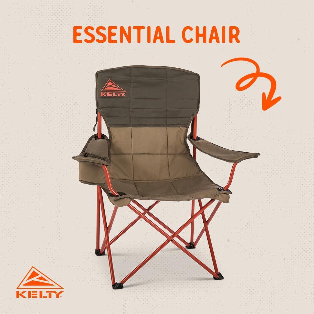 Silla de Camping Plegable Kelty Esencial 136 kg Cuerda Bungee