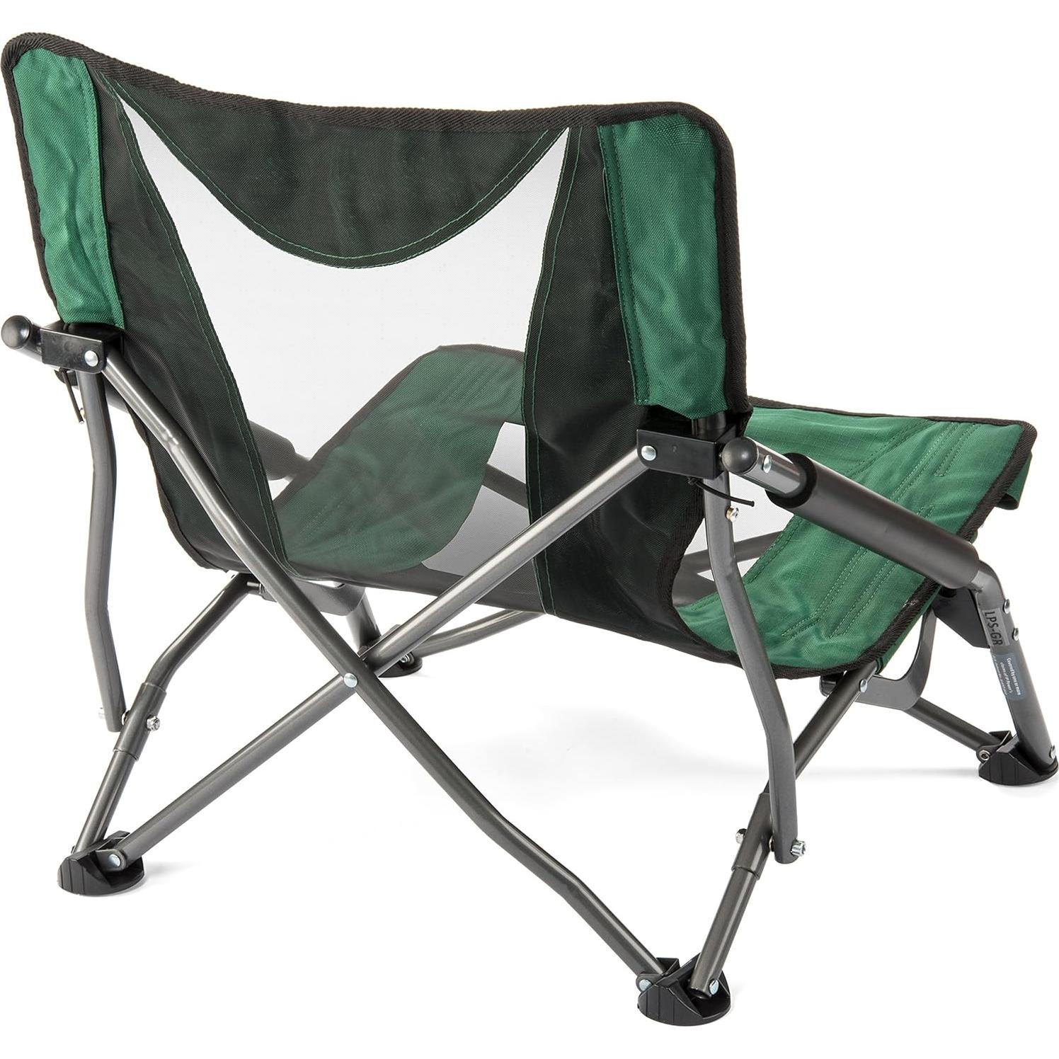 Silla de Camping Plegable Cascade Mountain Tech Verde 250 kg