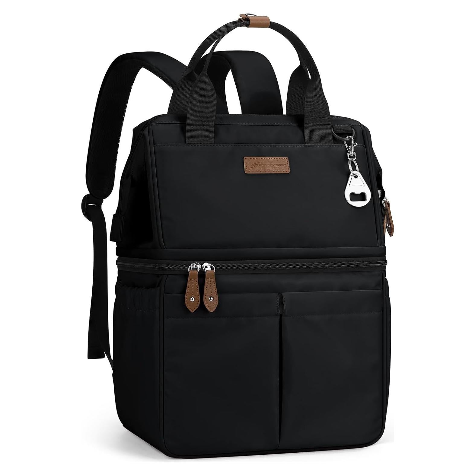 Mochila Enfriadora Maelstrom 24L Aislada Doble Nivel Negra