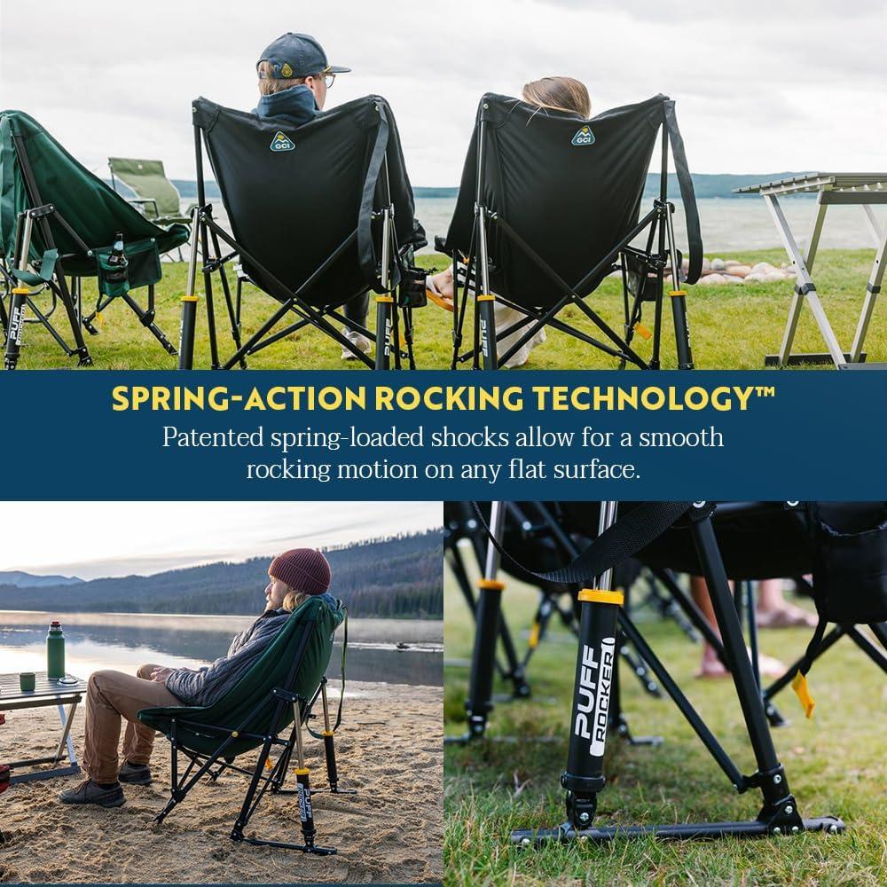 Silla Mecedora Portátil GCI Outdoor Puff Rocker Amatista