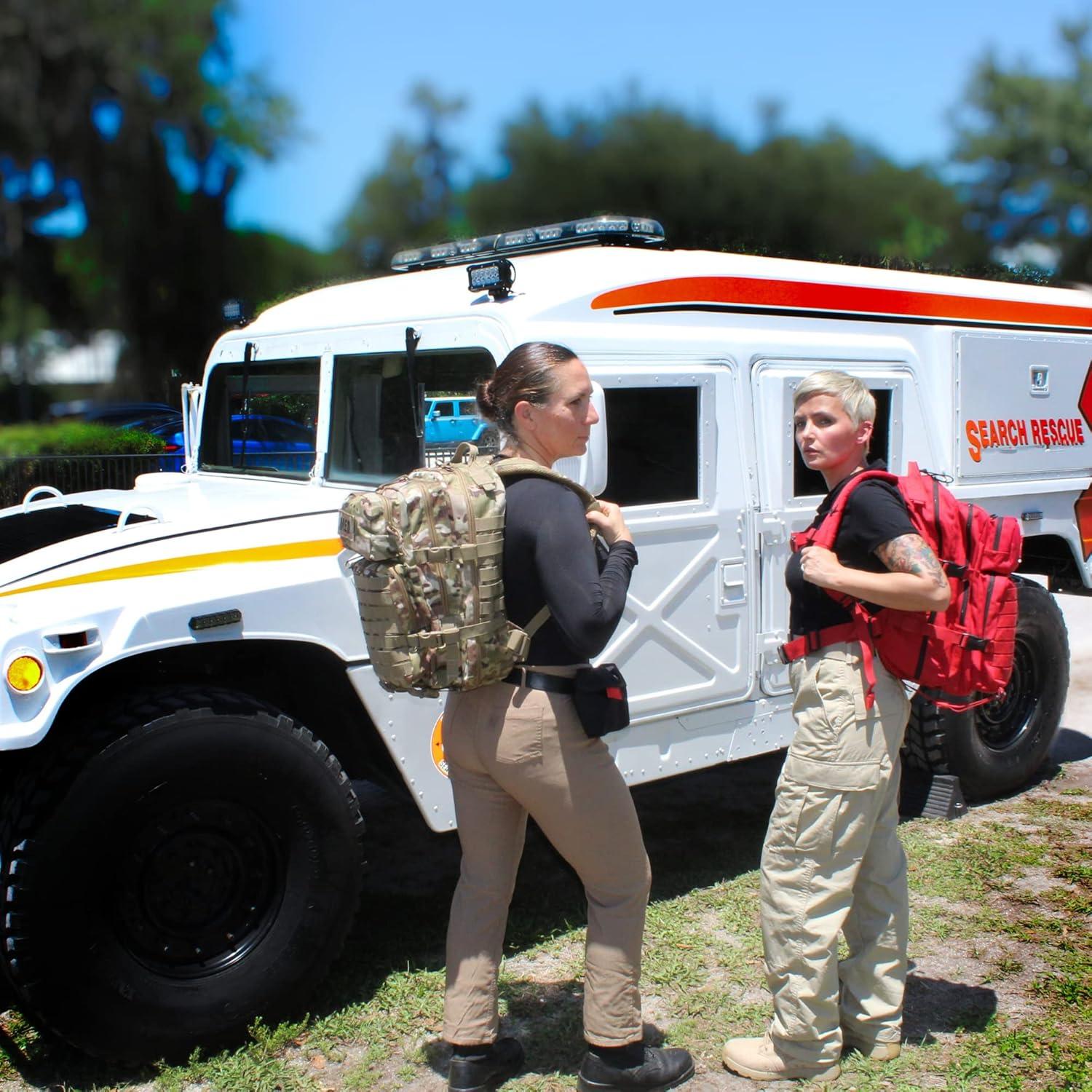 Mochila de Primeros Auxilios Táctica Luminary Camo Bosque 200 Suministros