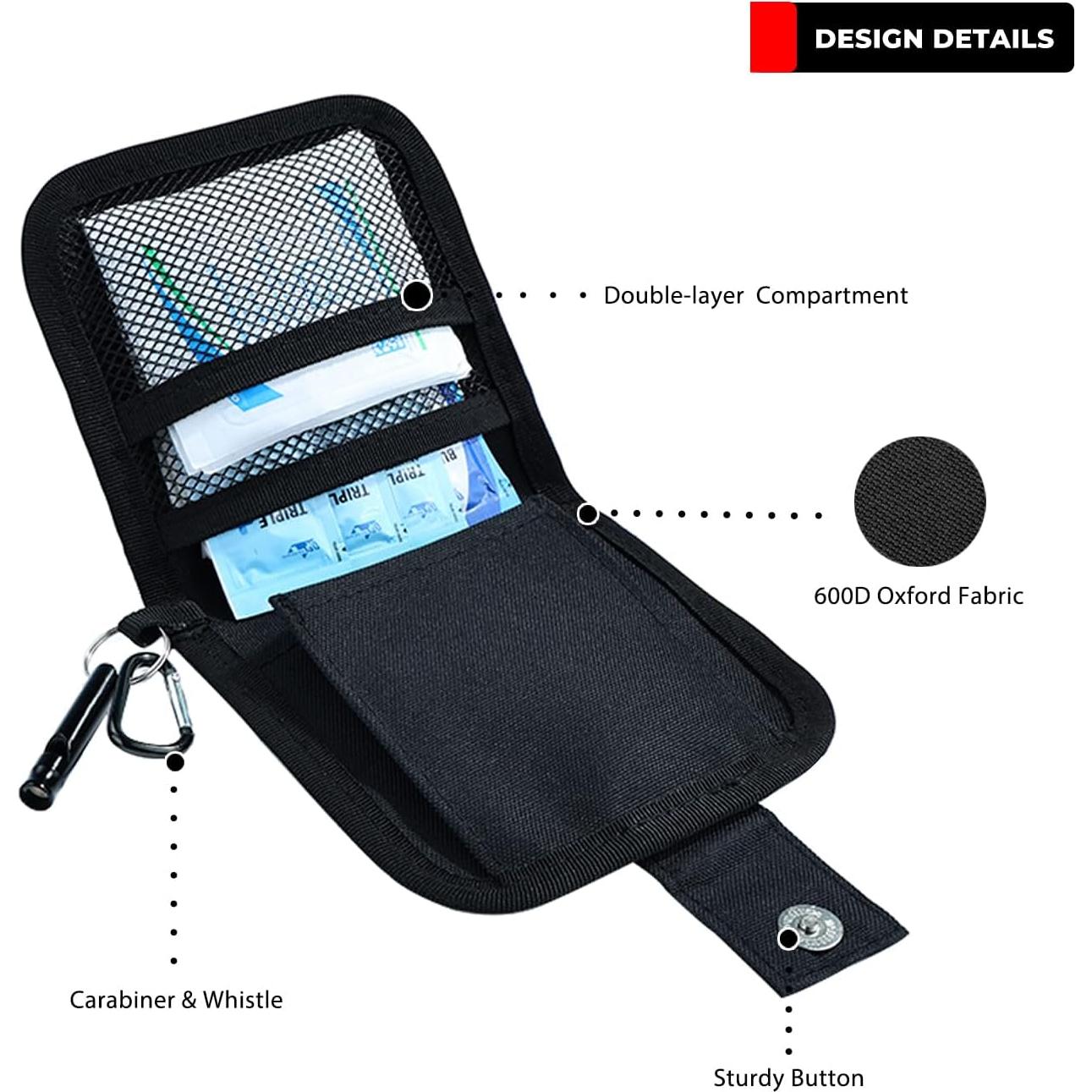 Kit de Primeros Auxilios Compacto Benelinemed 137 Piezas Negro