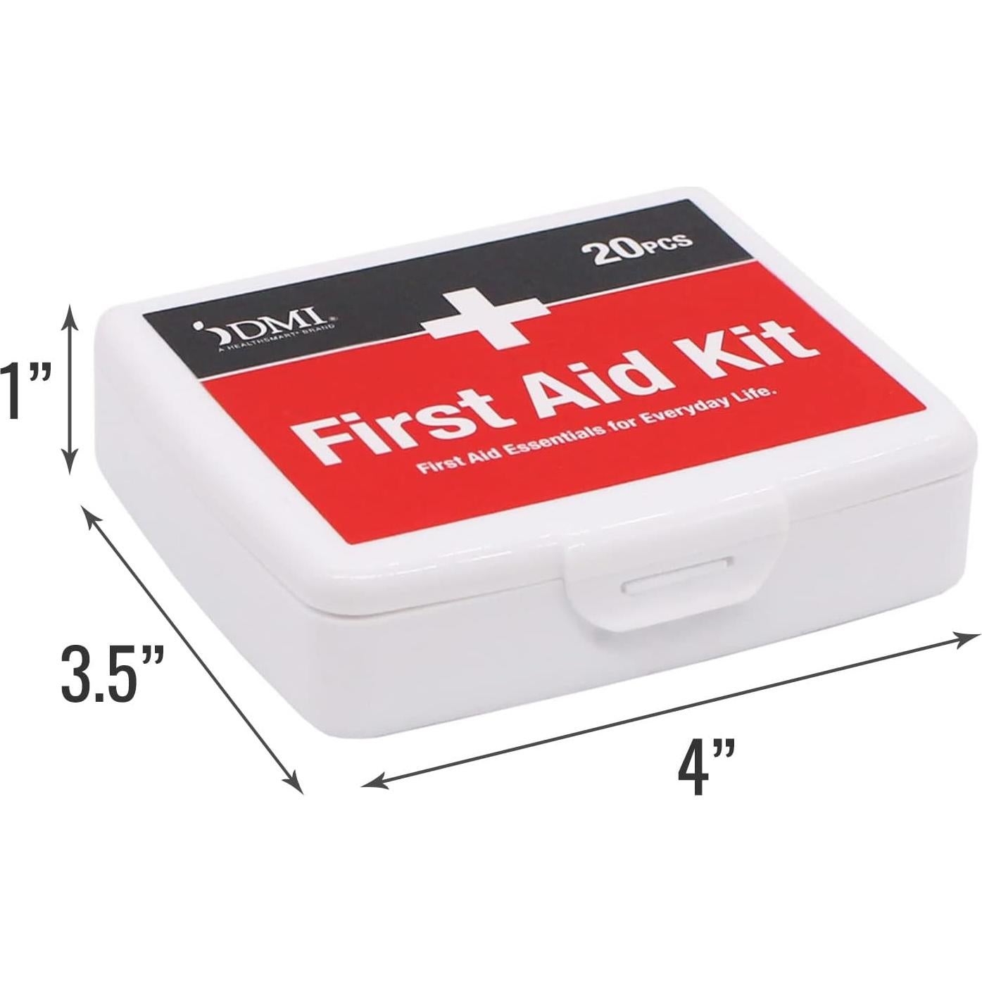 Kit de Primeros Auxilios DMI 20 Piezas Compacto Resistente al Agua