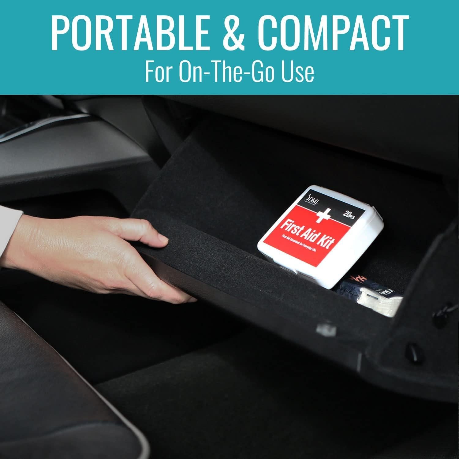 Kit de Primeros Auxilios DMI 20 Piezas Compacto Resistente al Agua