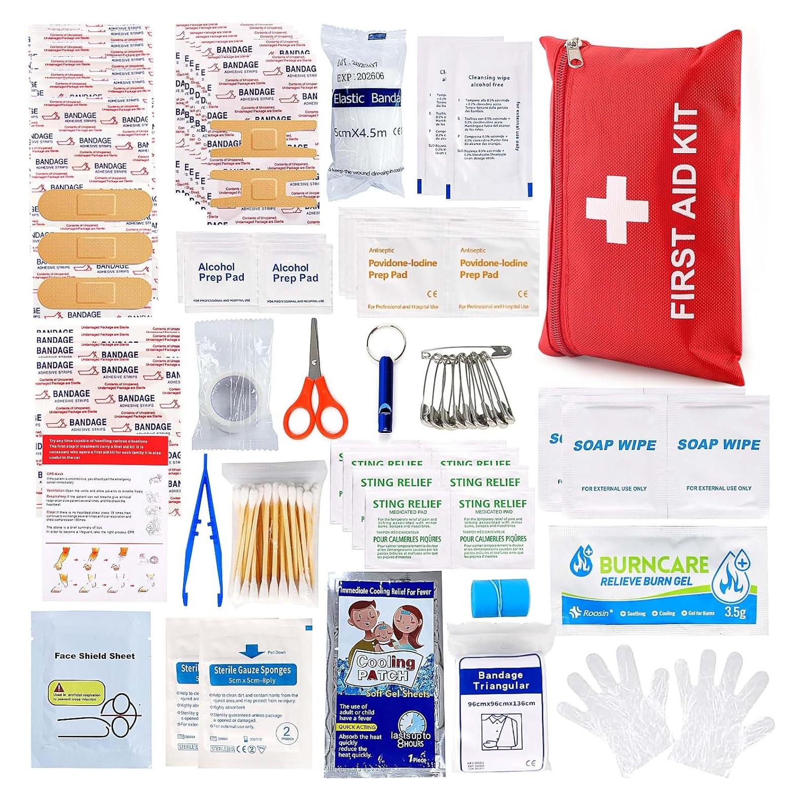 Kit de Primeros Auxilios LOYEE 107 Piezas Compacto y Ligero