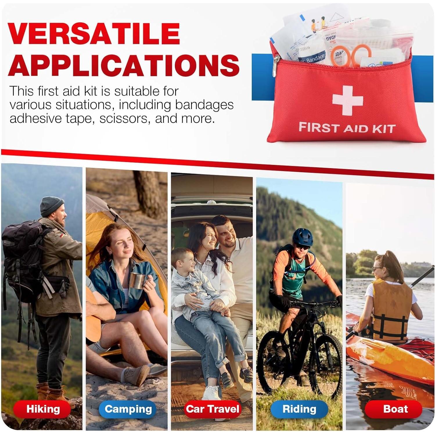 Kit de Primeros Auxilios LOYEE 107 Piezas Compacto y Ligero