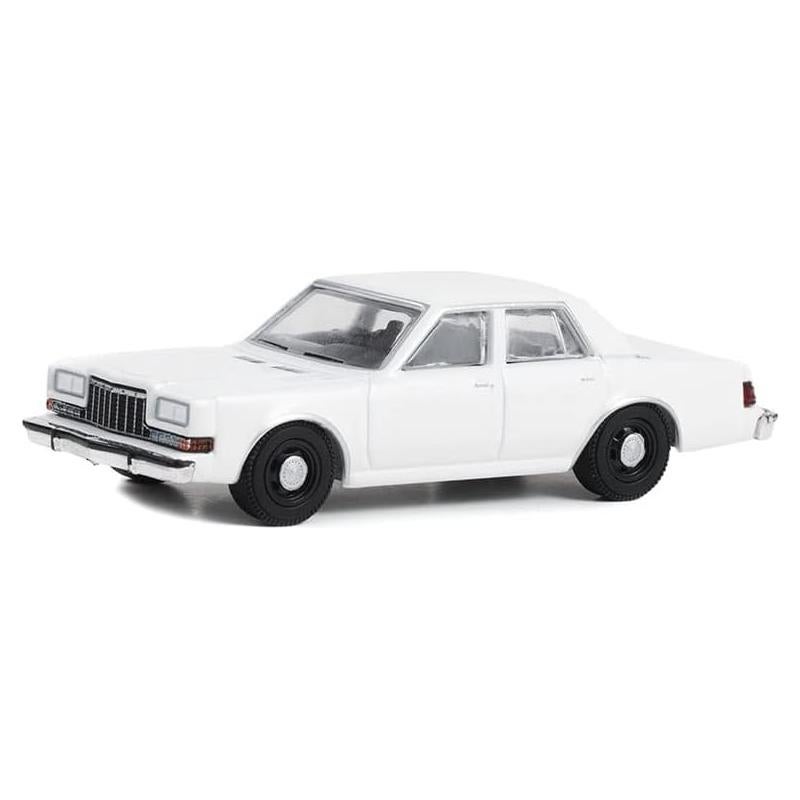 Coche Diecast 1:64 Greenlight Dodge Diplomat Policía Blanco 1980-89