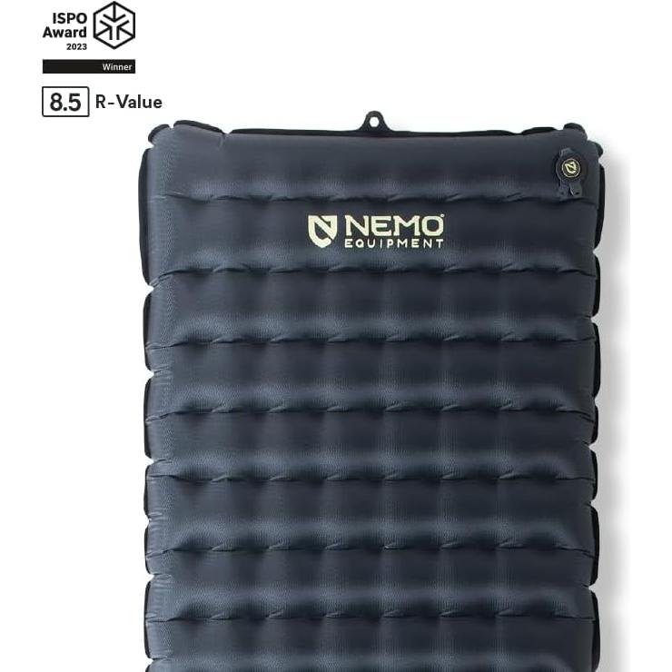 NEMO Equipment Tensor Extreme Conditions Sleeping Pad - Regular (72"x20") - Black/Birch Bud/Citron