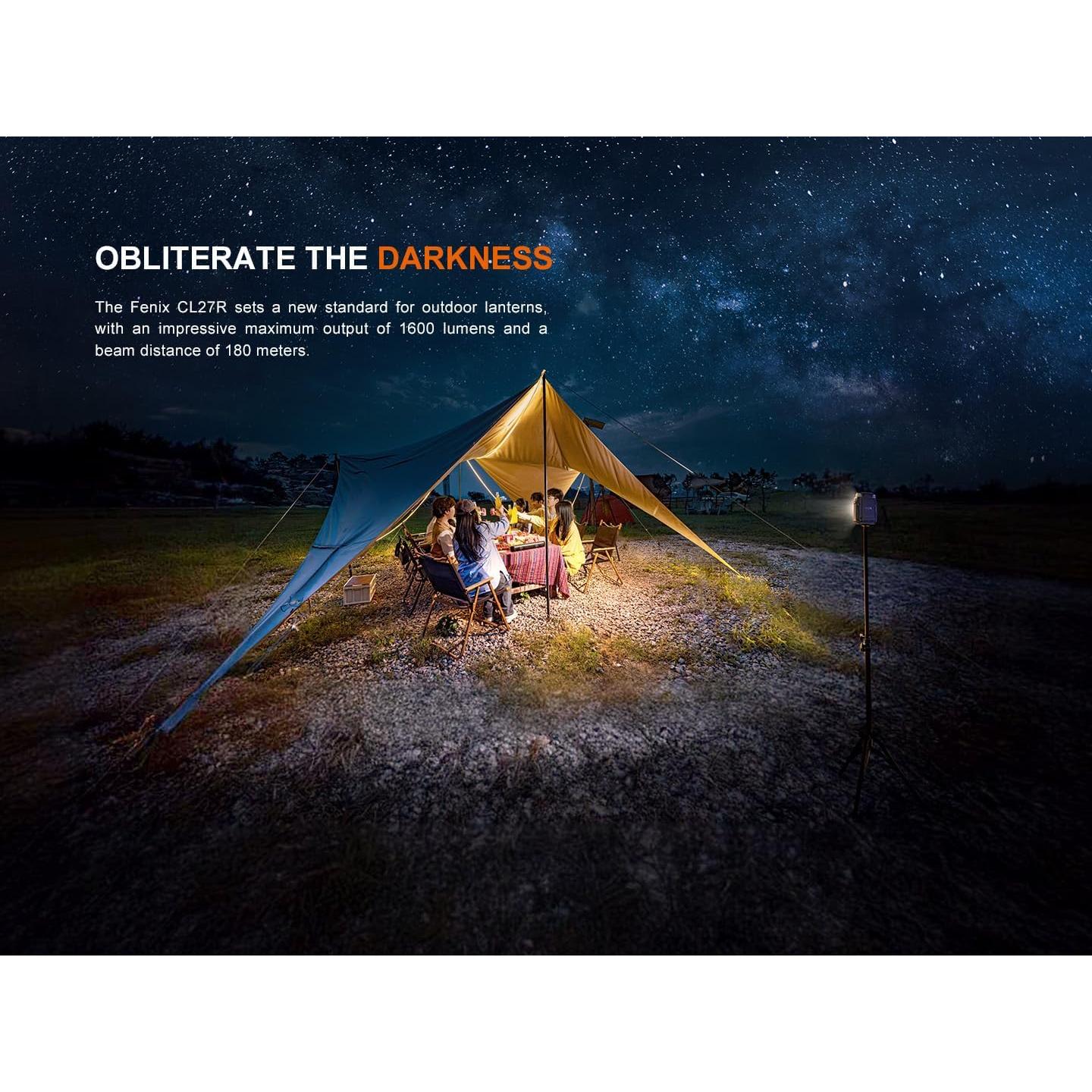 Linterna Fenix CL27R Camping 1600 Lúmenes Recargable USB-C Azul