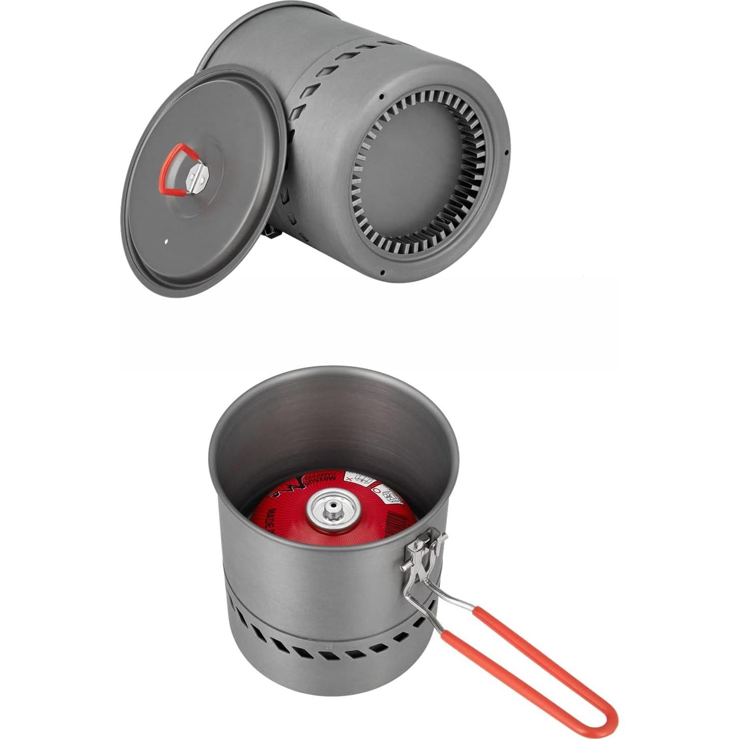 Olla de Camping Bulin 1.5L Aluminio Antiadherente Plegable