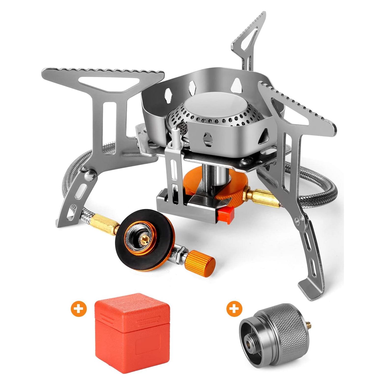 Estufa de Campamento Odoland 3500W Plegable a Prueba de Viento