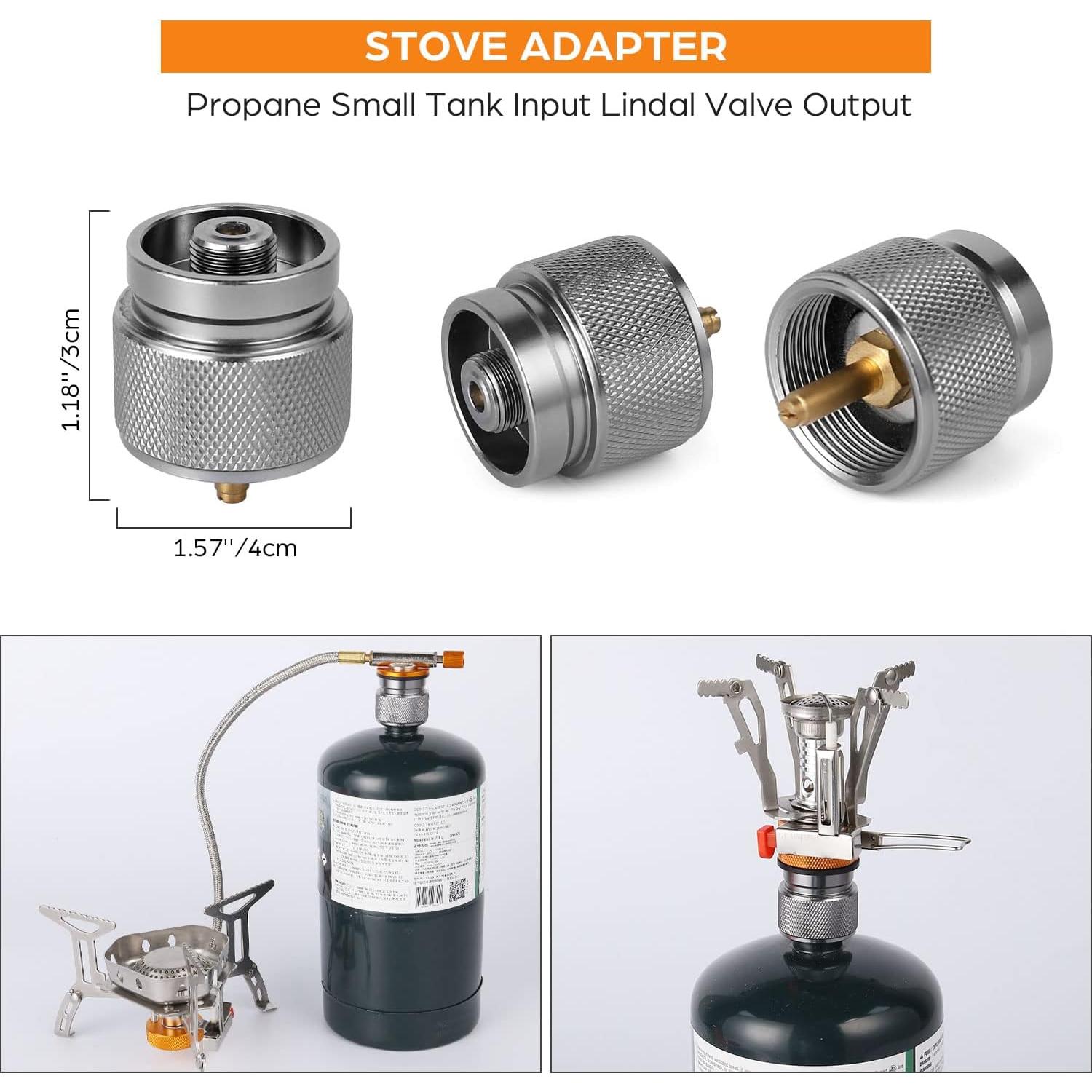 Estufa de Campamento Odoland 3500W Plegable a Prueba de Viento