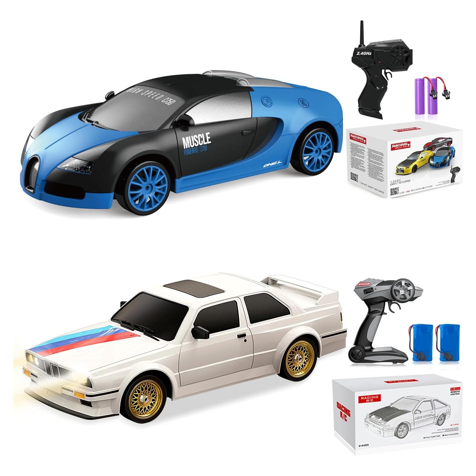 Coche RC Drift 1:24 y 1:16 4WD 15KM/H y 30KM/H LED