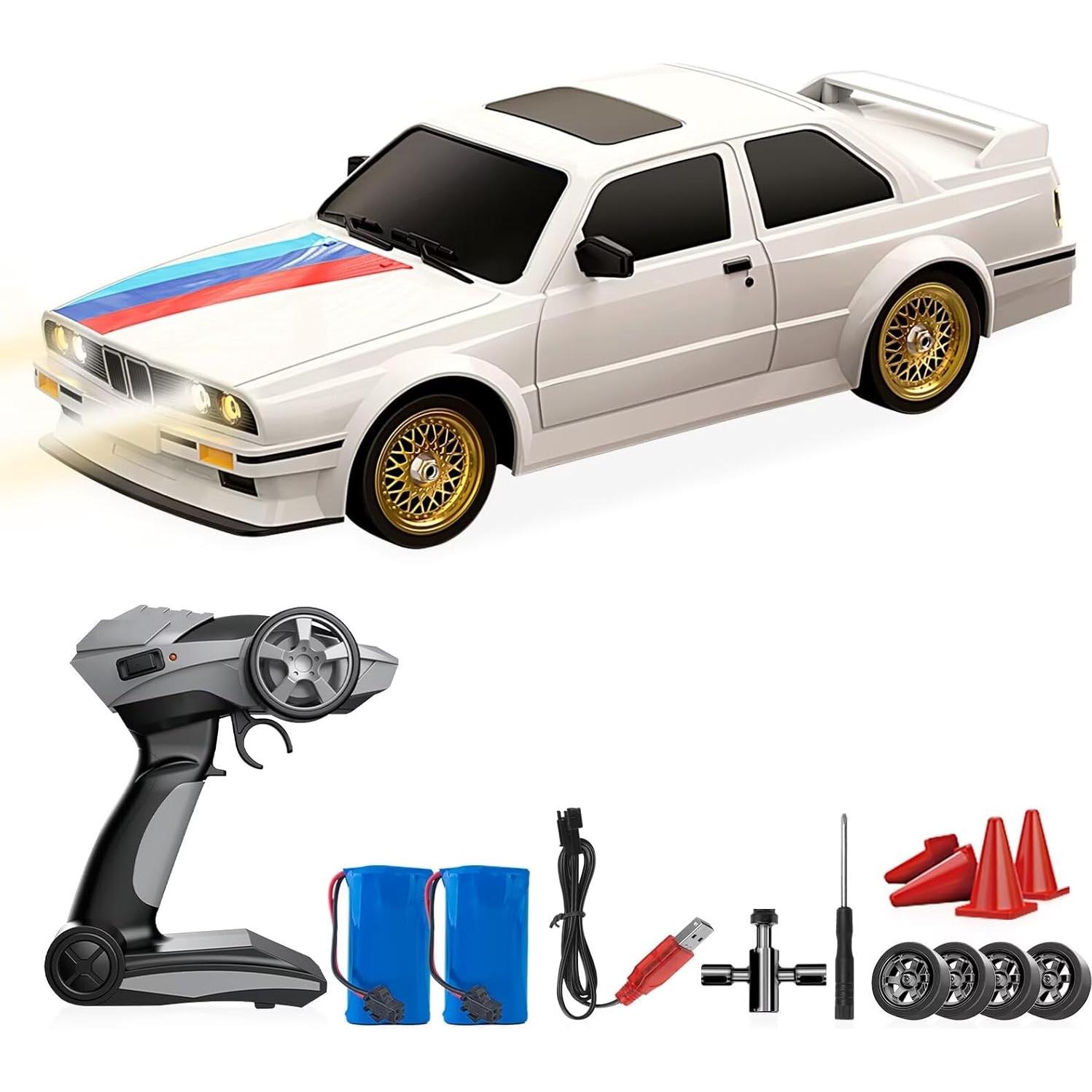 Coche RC Drift 1:24 y 1:16 4WD 15KM/H y 30KM/H LED