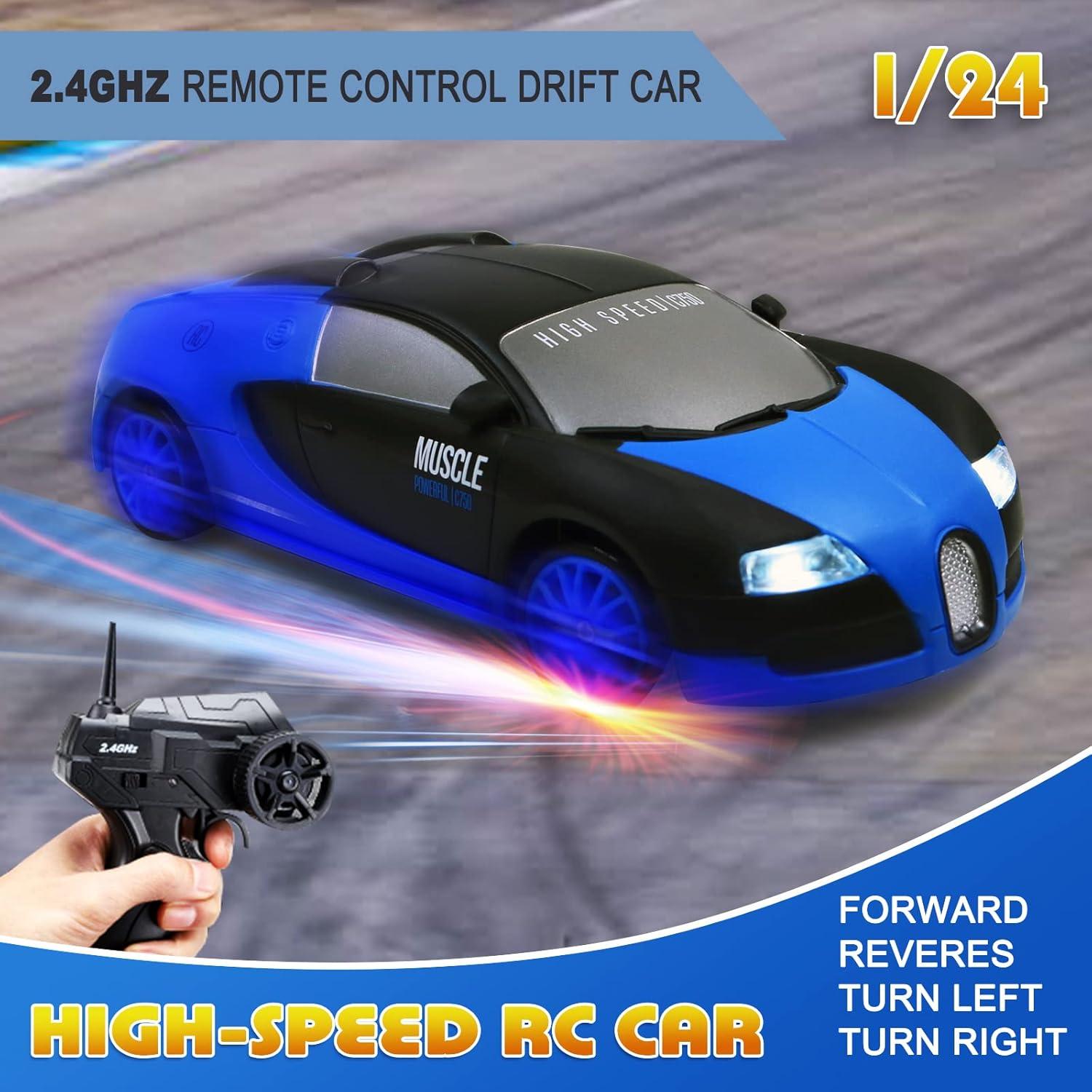 Coche RC Drift 1:24 y 1:16 4WD 15KM/H y 30KM/H LED